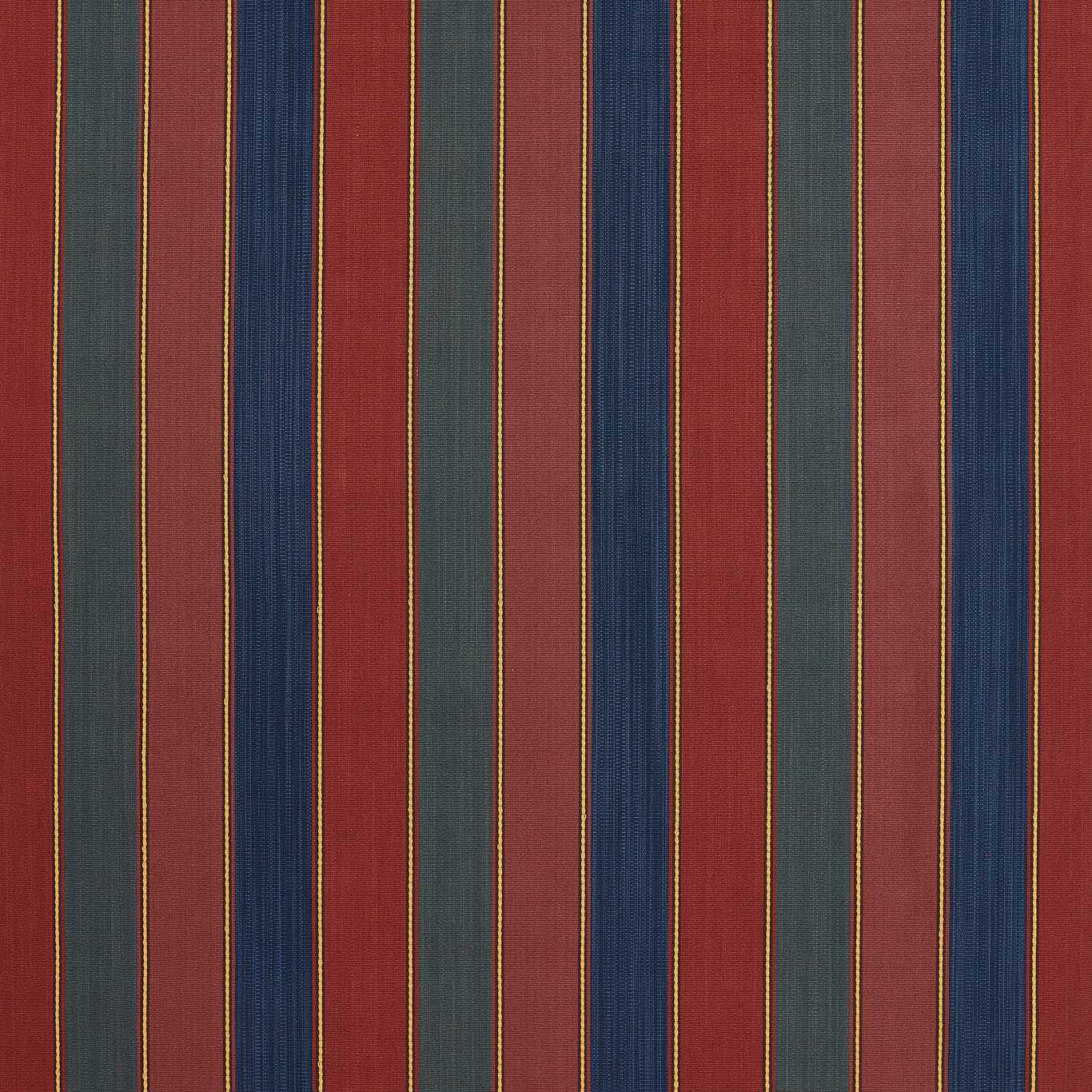 ZOFFANY Anatolian Stripe Fabric Geometric Madder,Indigo - ZRTX333542