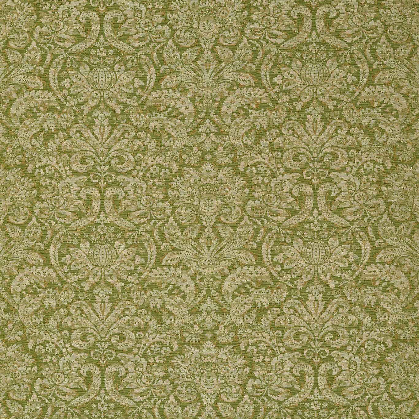ZOFFANY Knole Damask Fabric Damask Evergreen - ZSUF333393