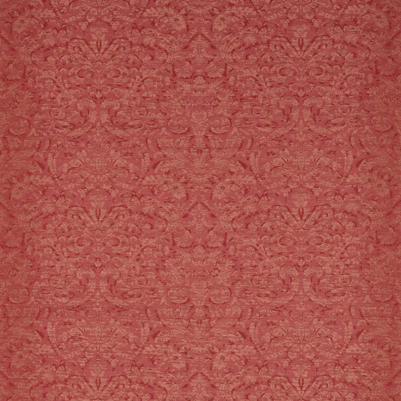 ZOFFANY Knole Damask Fabric Damask Venetian Red - ZSUF333395