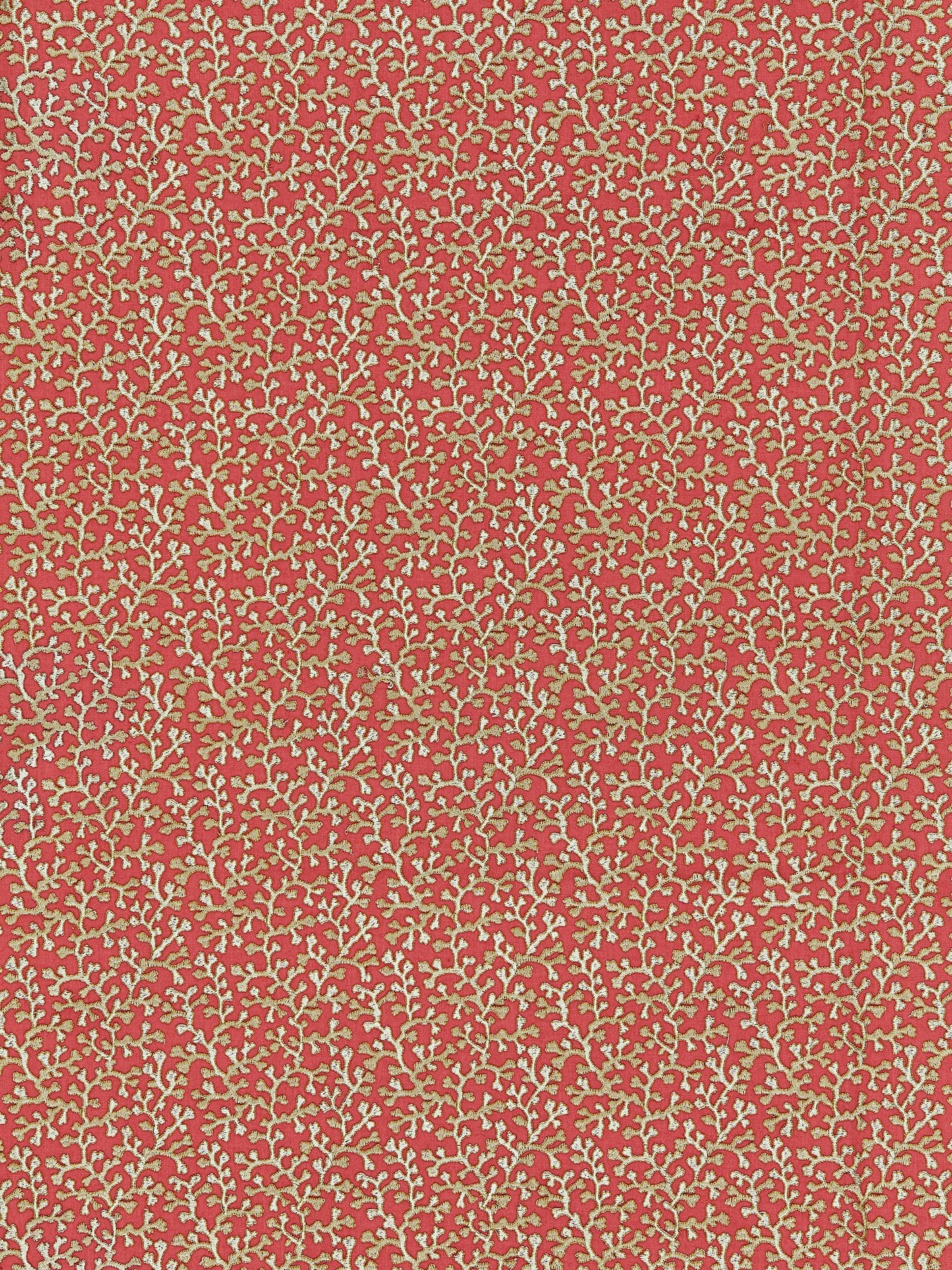 SCALAMANDRE HELE BAY FABRIC CORAL - ZS 00046949 NEW SKU # ZS69490004