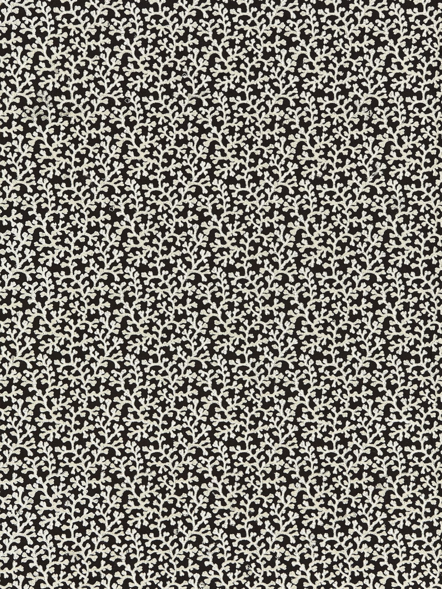 SCALAMANDRE HELE BAY FABRIC BLACK - ZS 00056949 NEW SKU # ZS69490005