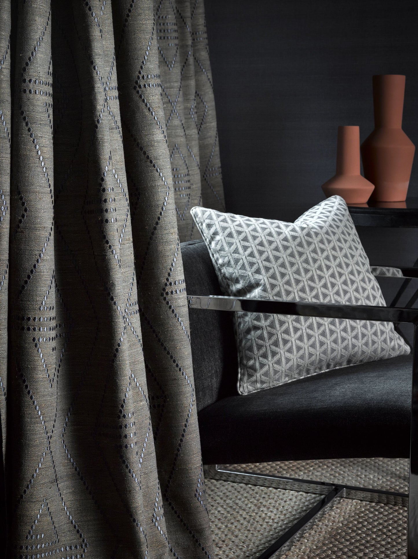 SCALAMANDRE TORQUAY FABRIC CELADON - ZS 00138068 NEW SKU # ZS80680013