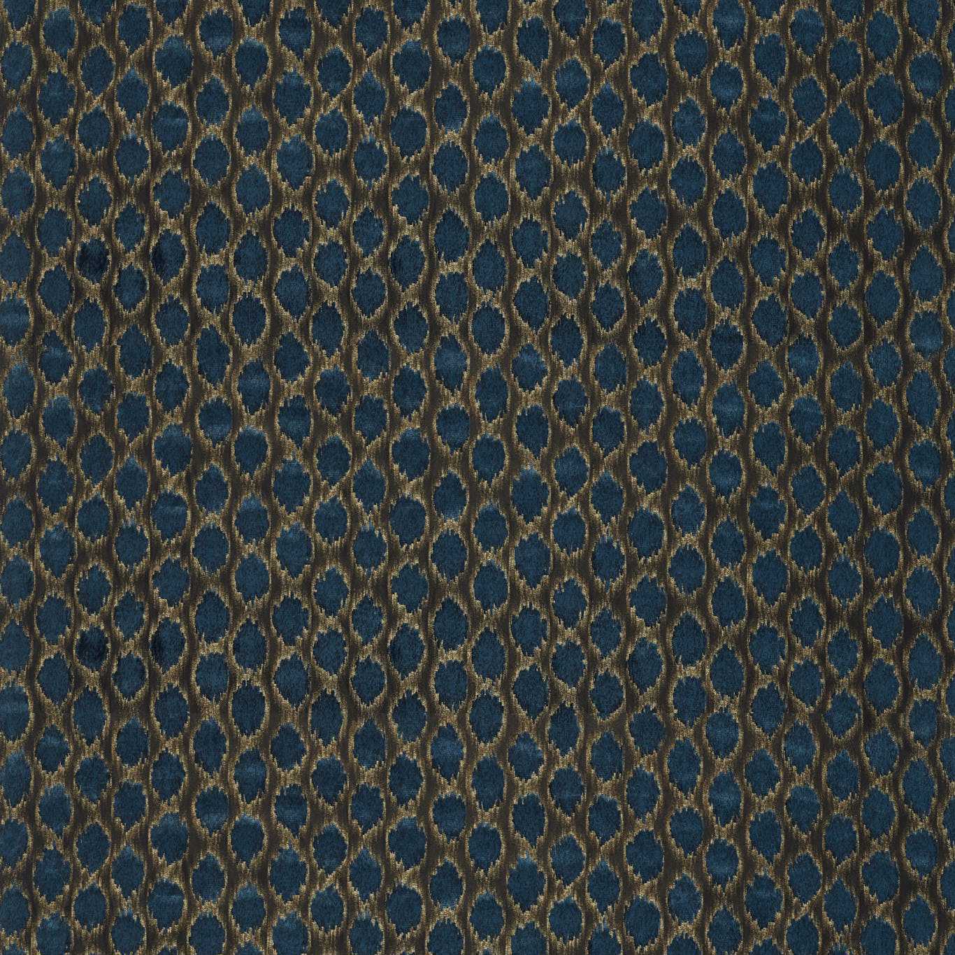 ZOFFANY Ikat Spot Fabric Spots Ink - ZTAC333255