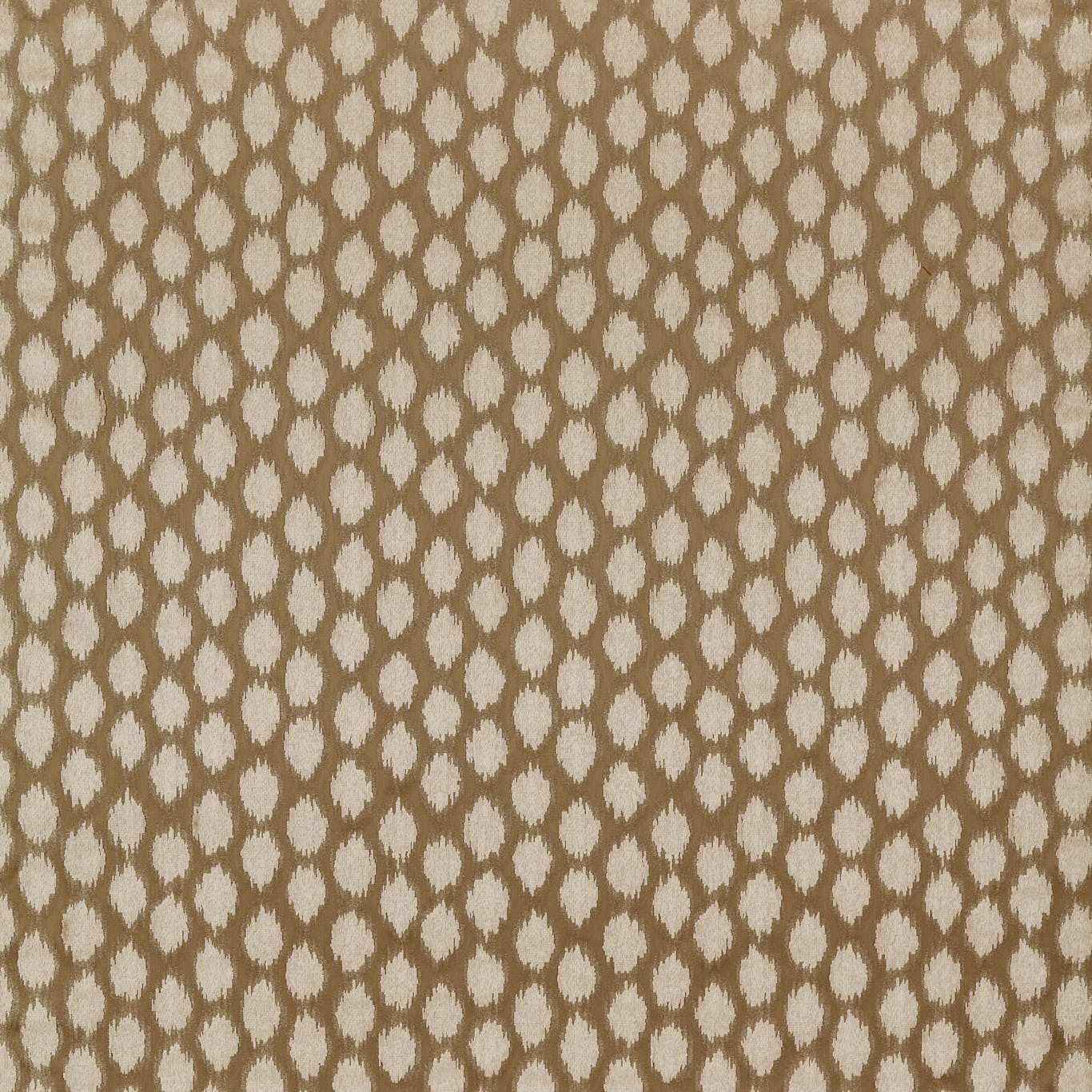 ZOFFANY Ikat Spot Fabric Spots Antique,Gold - ZTAC333258