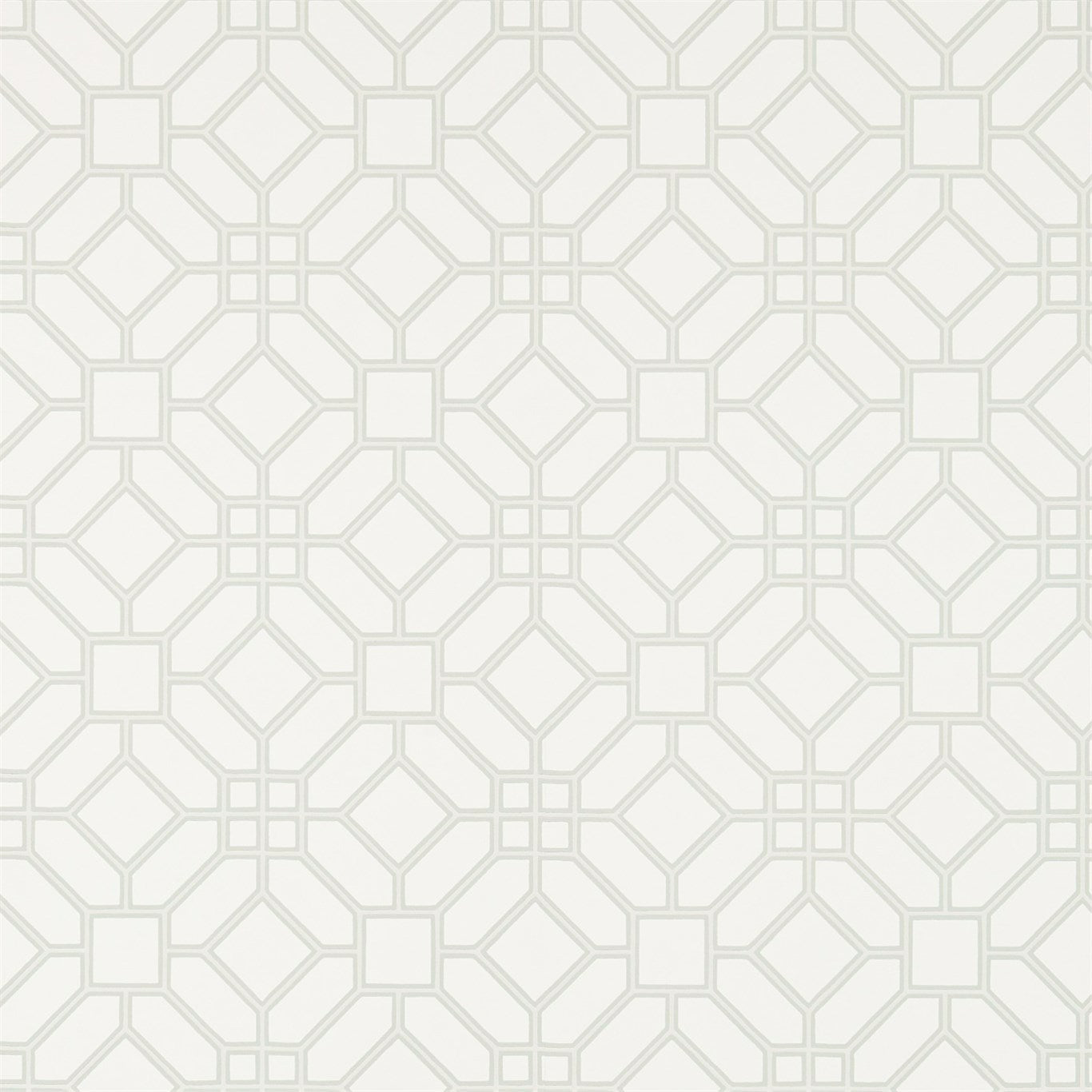 ZOFFANY OUTLET Veranda Trellis Wallpaper Geometric Dove - ZWOO311344