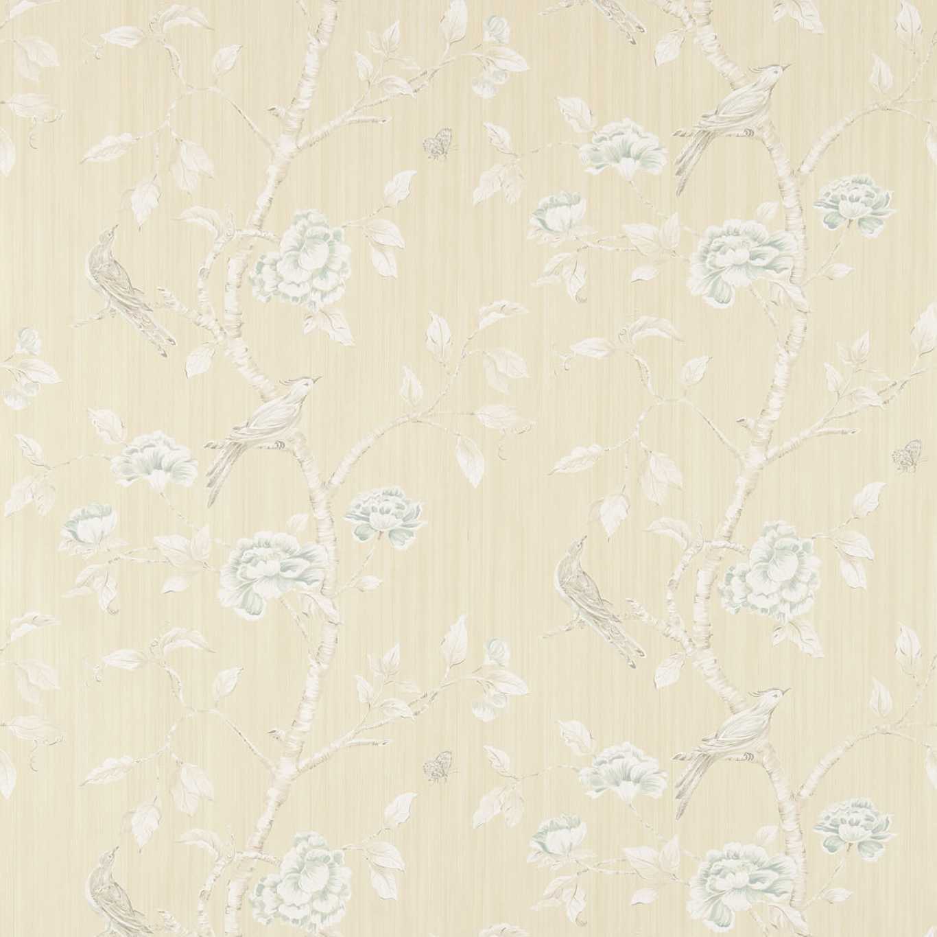 ZOFFANY Woodville Wallpaper Birds Pebble Rotary/Gravure Wallpaper - ZWOO311345