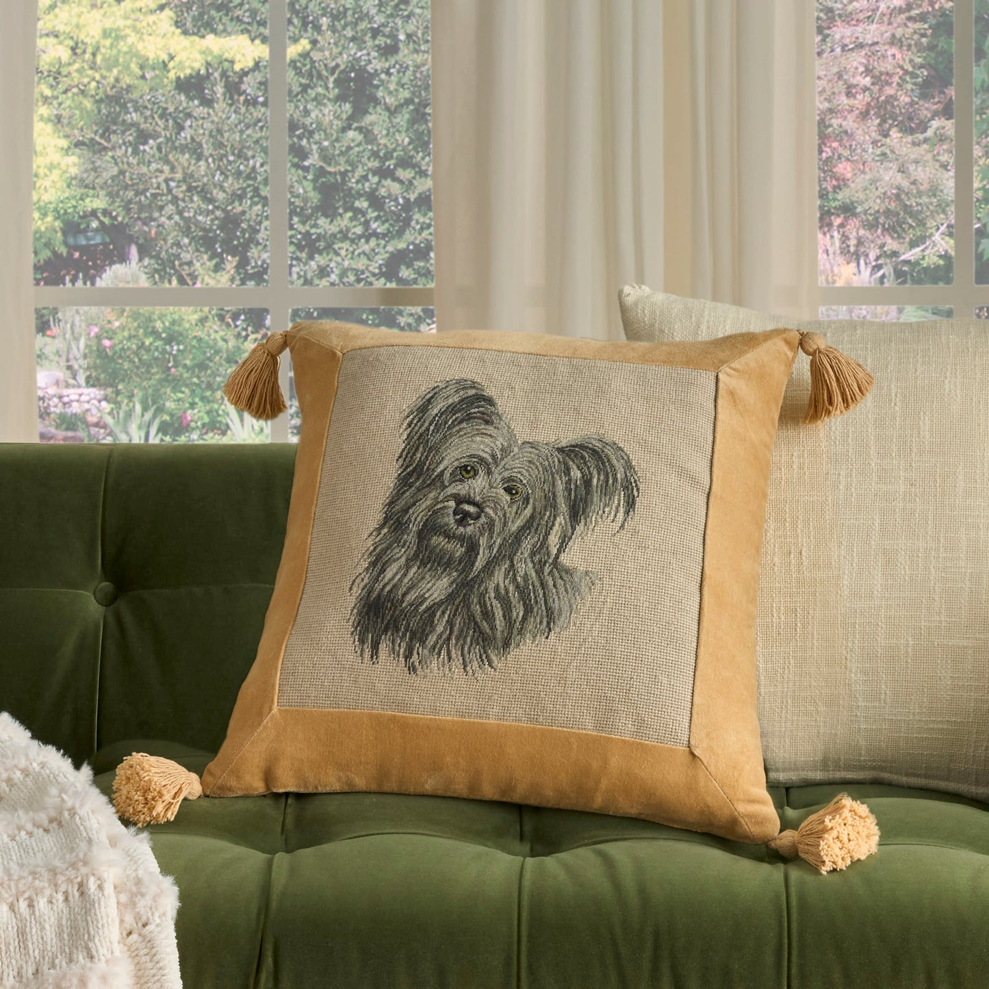 NOURISON HOME 20" x 20" Mina Victory Vintage Beige - 798019092207