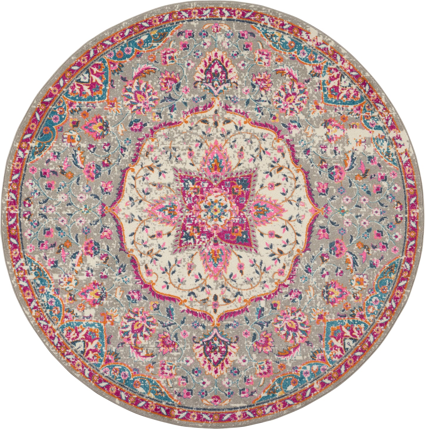 Nourison Rugs Nourison Home Transitional 8' X Round - 099446717863
