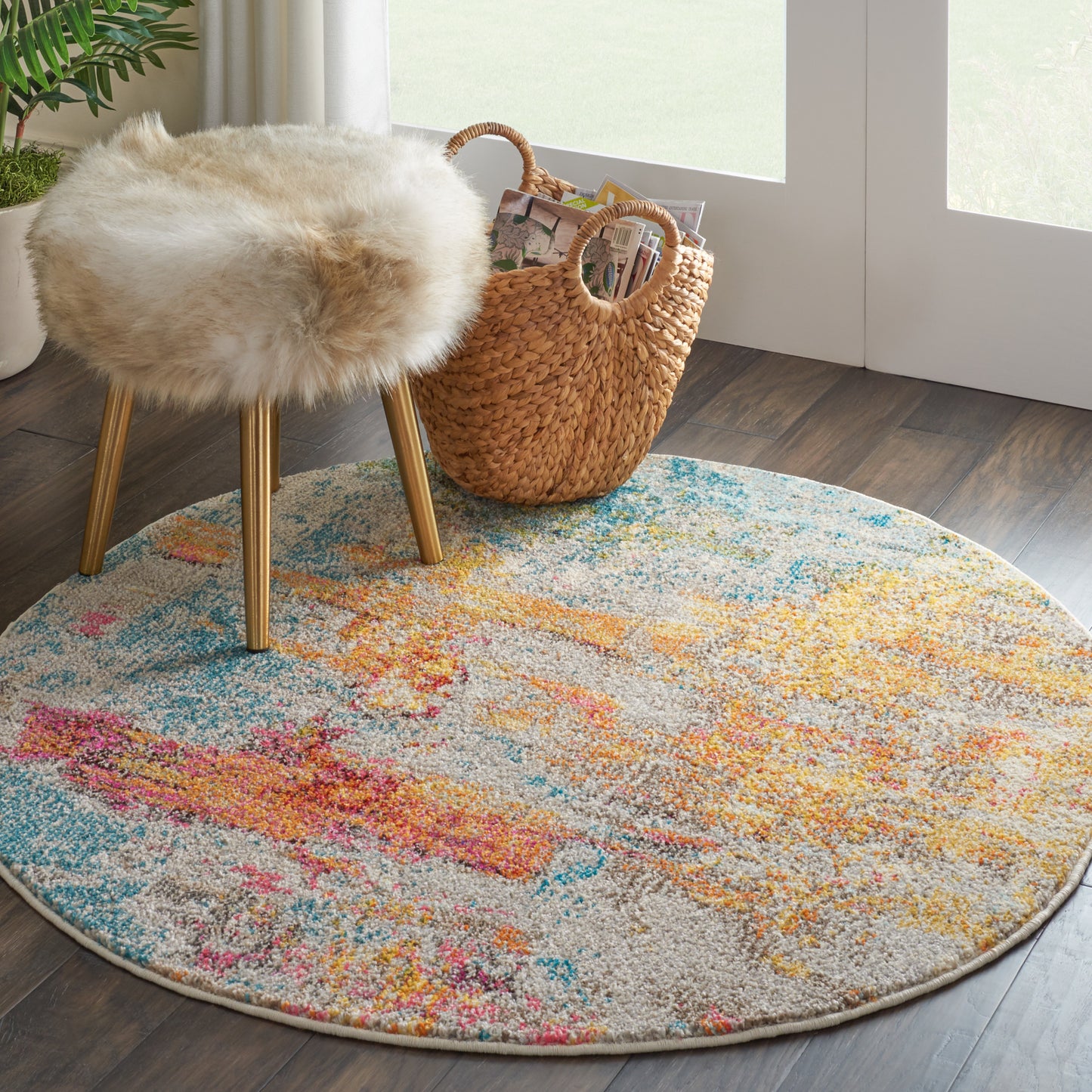 Nourison Rugs Nourison Home Modern 4' X Round - 099446463944