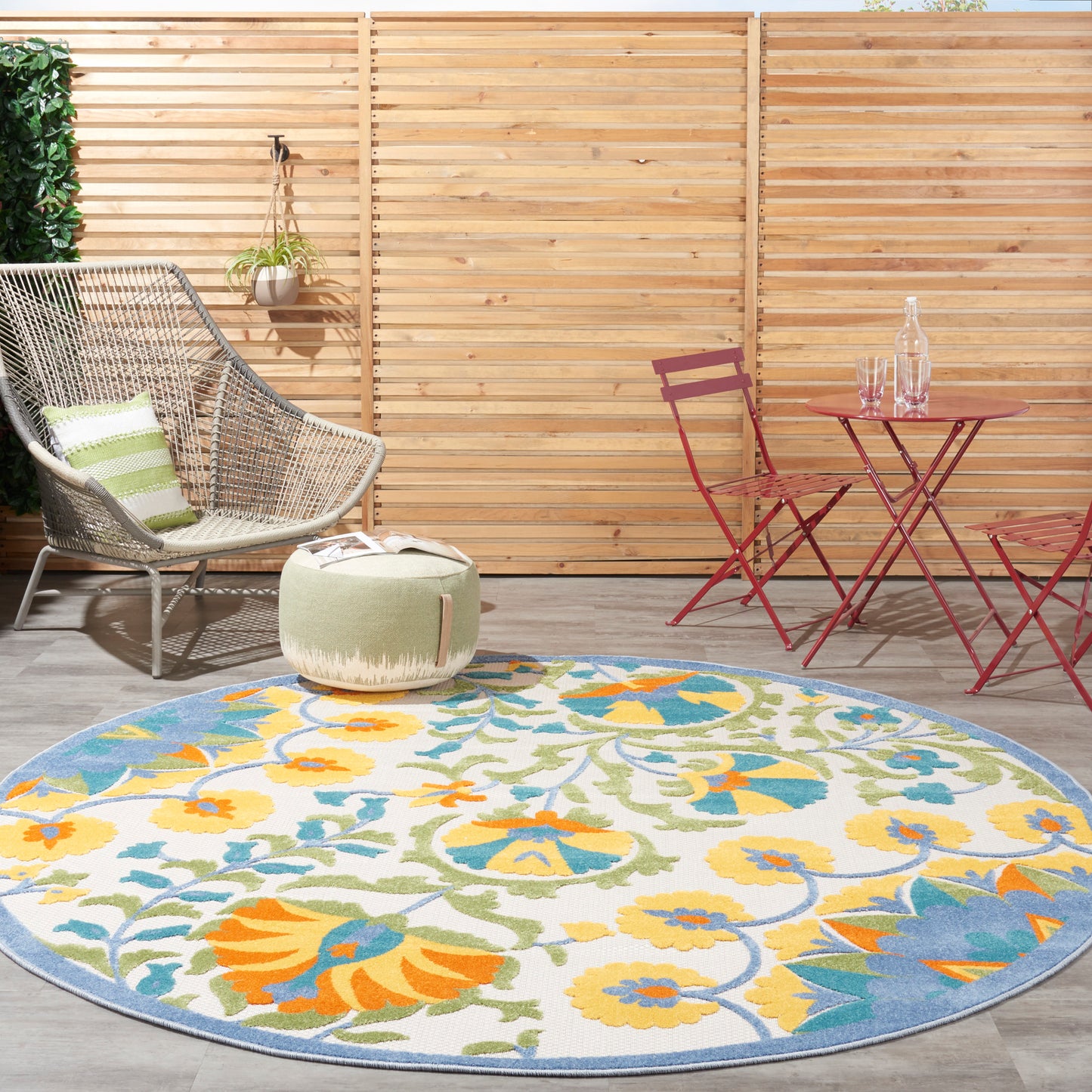 Nourison Rugs Nourison Home Transitional 8' X Round - 099446828354