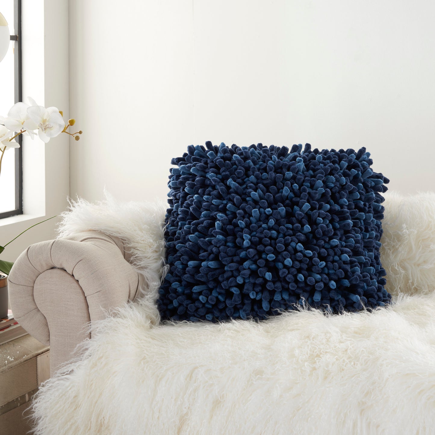 NOURISON HOME 20" x 20" Mina Victory Navy - 798019076696