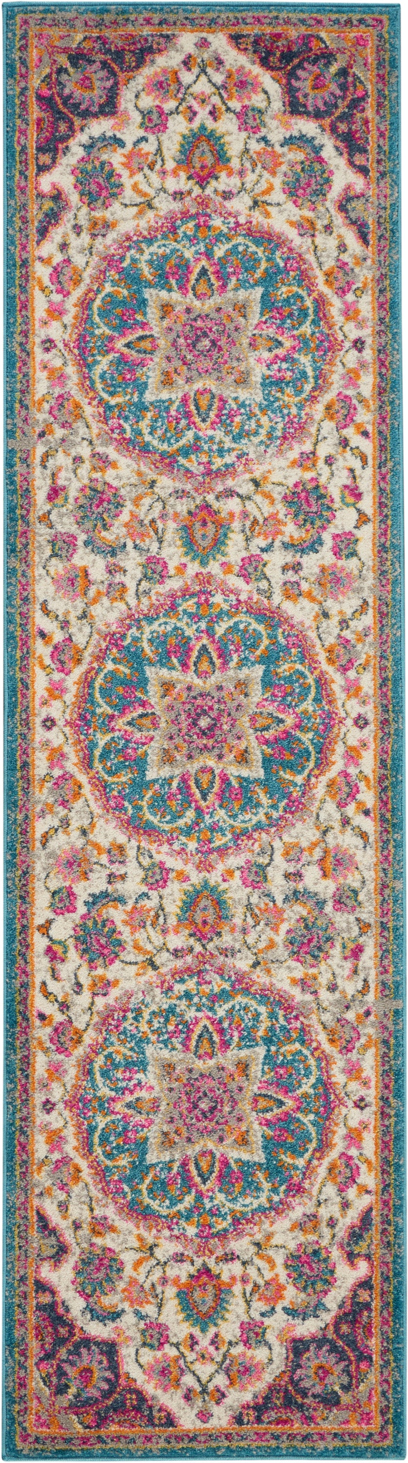 Nourison Rugs Nourison Home Transitional 8' Runner - 099446717603