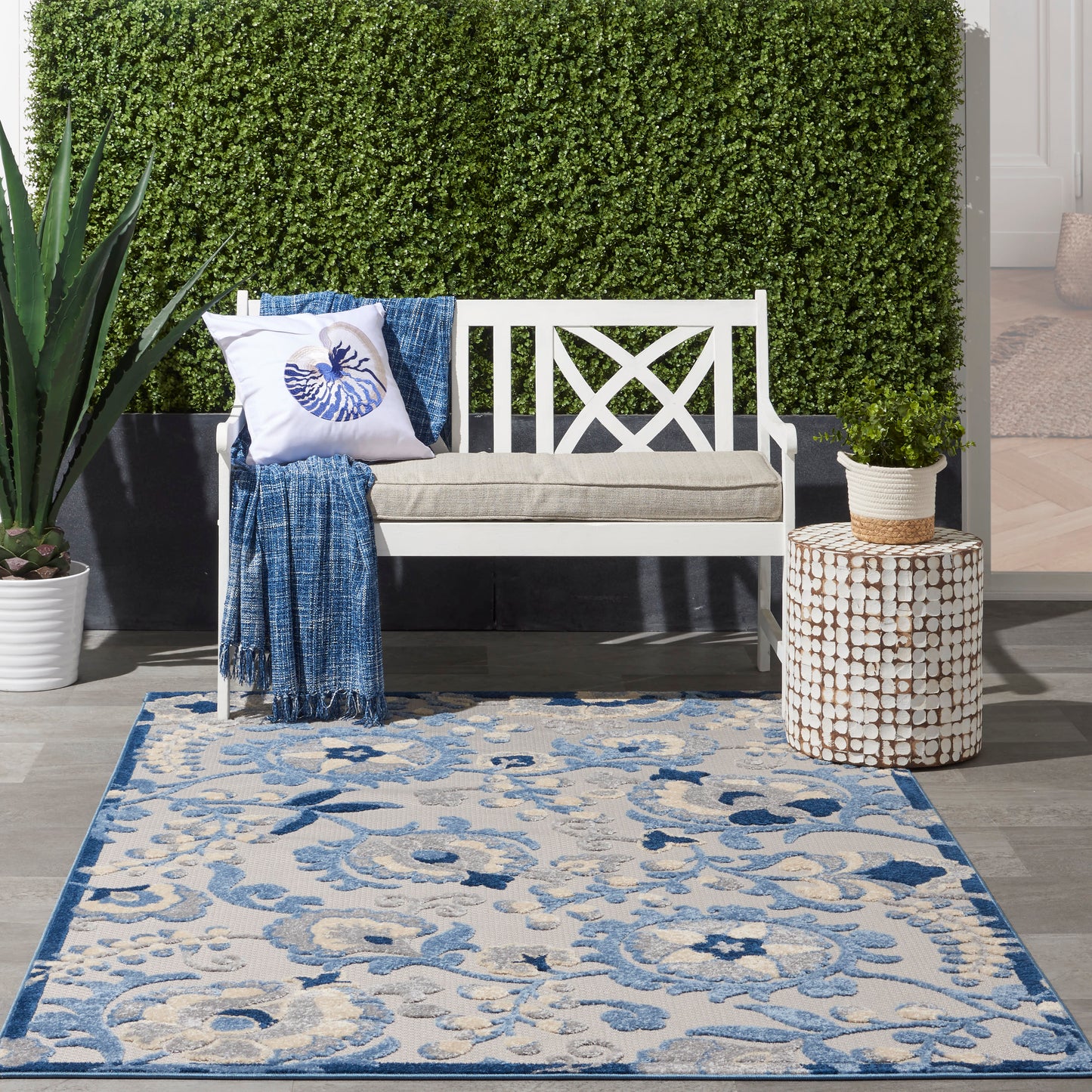 Nourison Rugs Nourison Home Farmhouse 5' X 8' - 099446827395