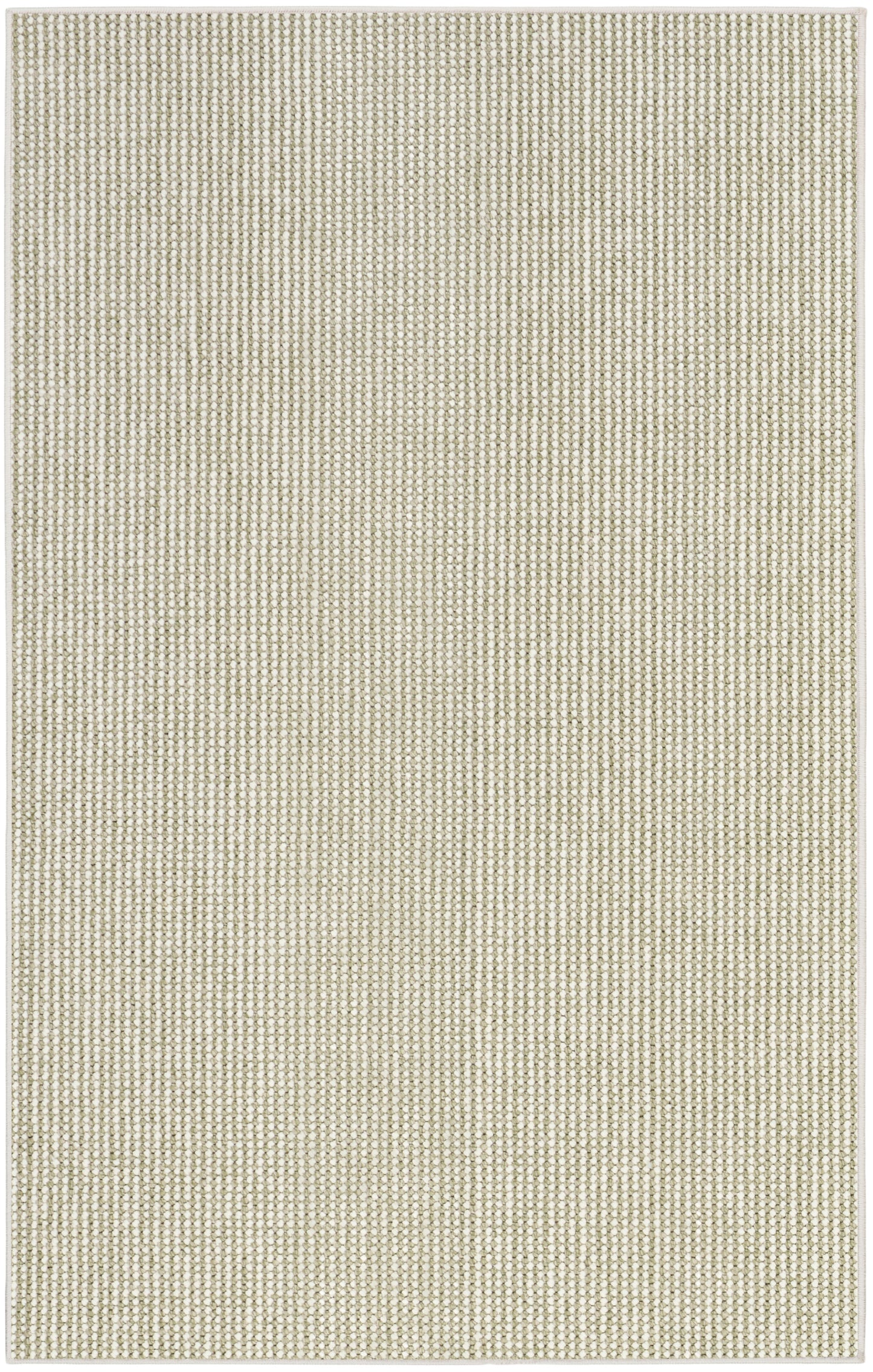 Beige woven area rug with tight cream and sand speckle; rectangular, modern casual floor covering.