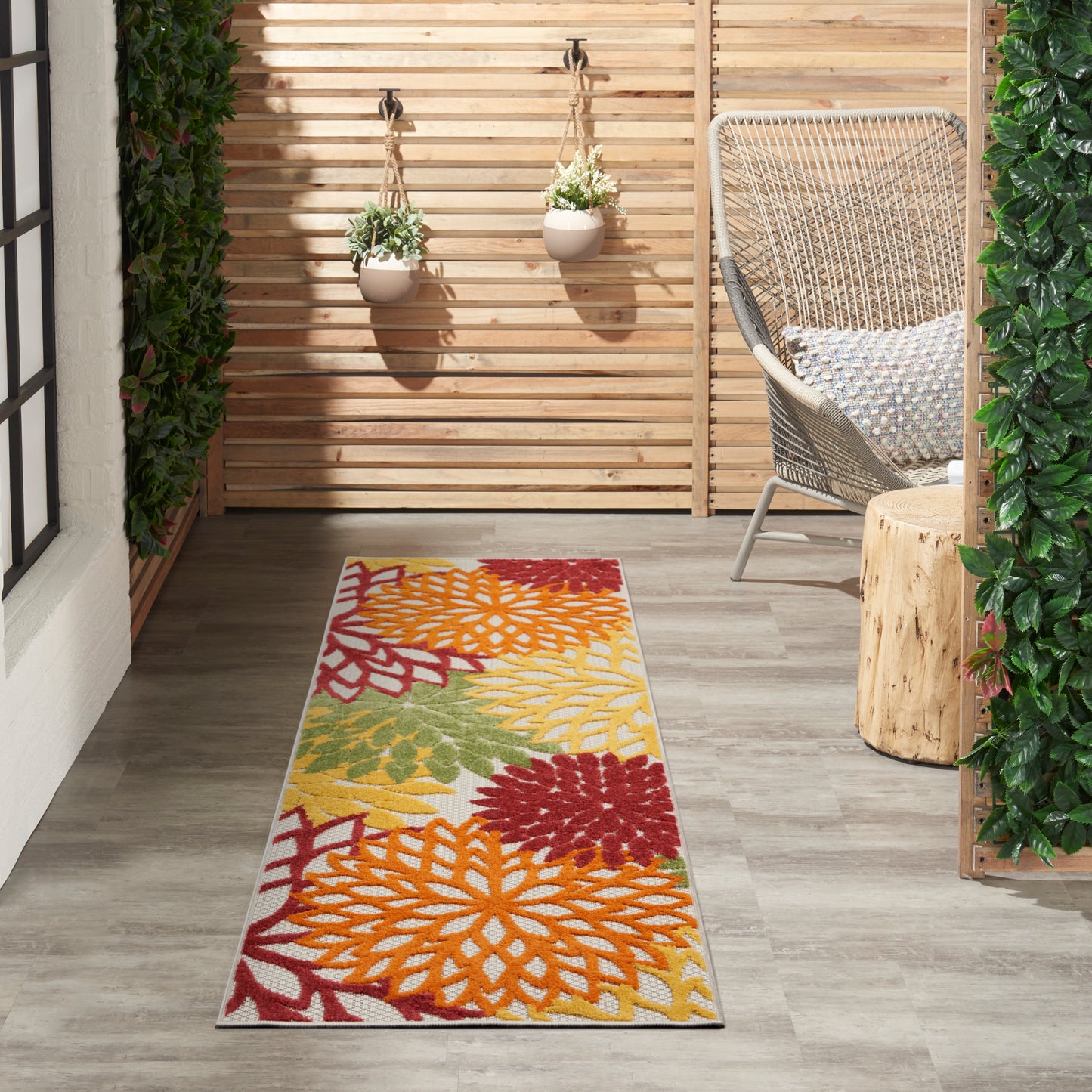 Nourison Rugs Nourison Home Tropical 8' Runner - 099446826886