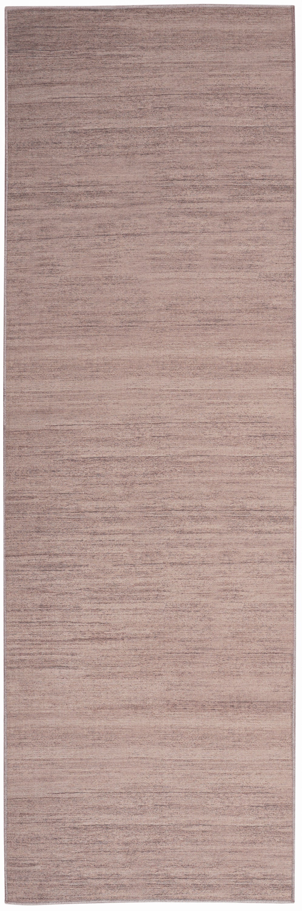 Light brown rug runner with a subtle pattern and soft texture; ideal for hallways or entryways, 10 ft long.