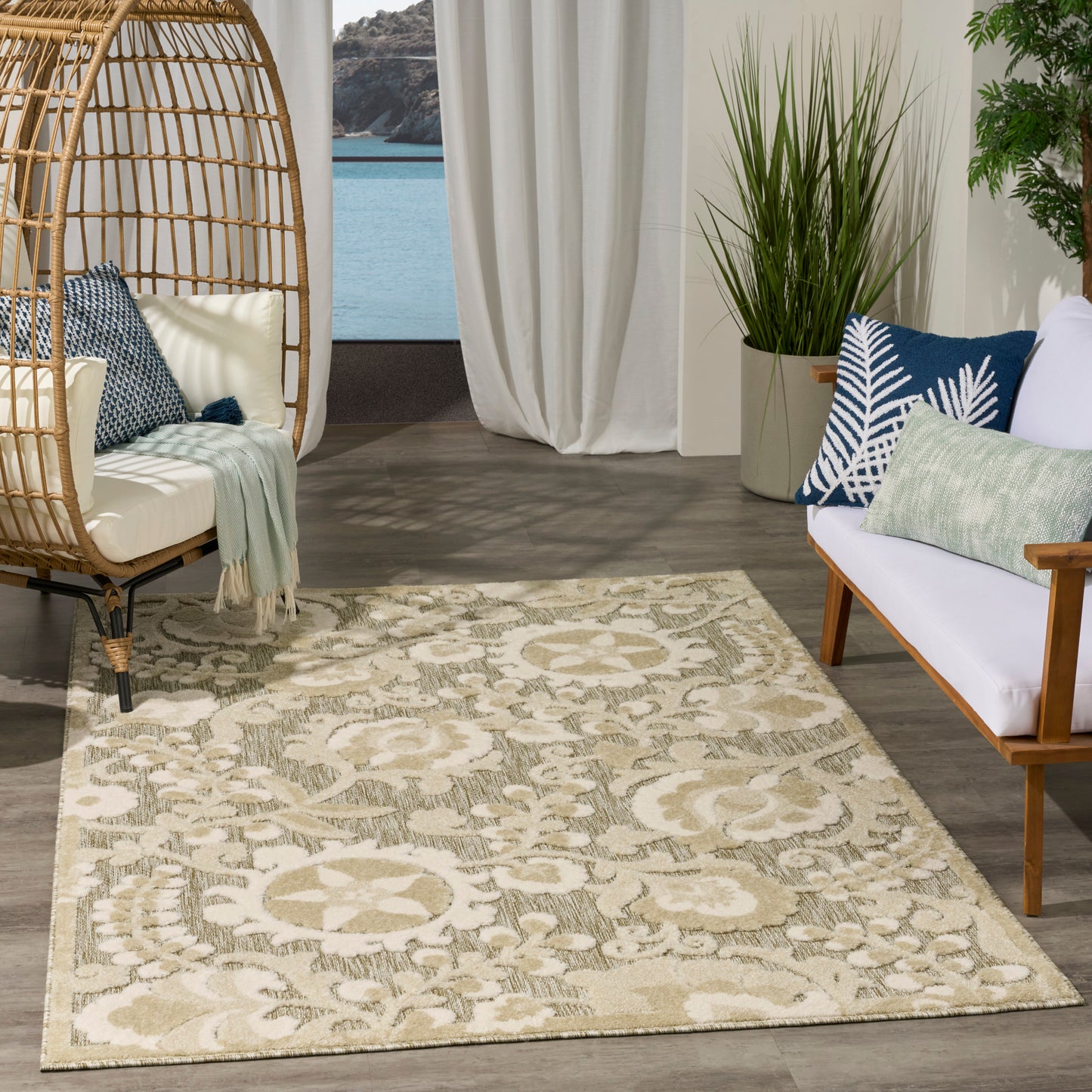 Nourison Rugs Nourison Home Farmhouse 5' X 8' - 841491156674