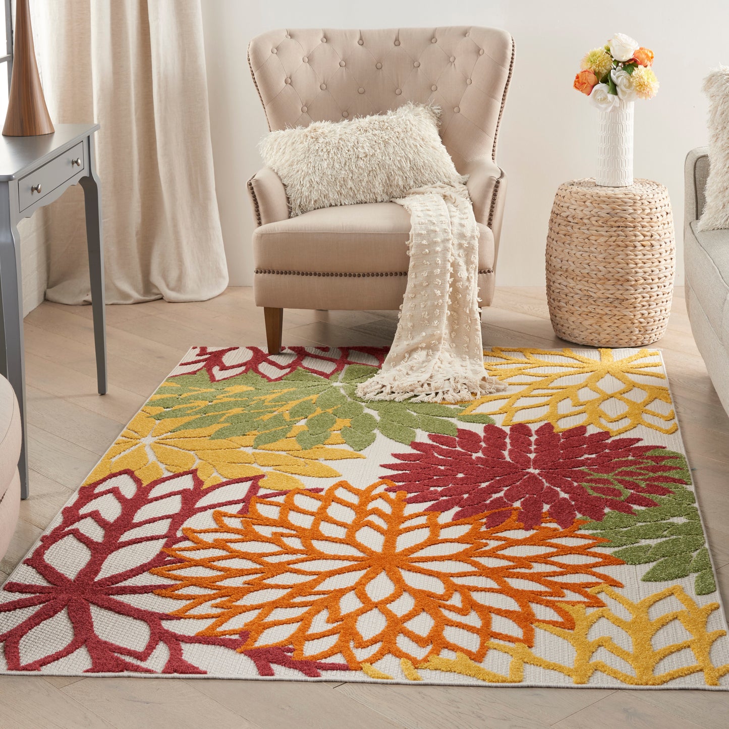 Nourison Rugs Nourison Home Tropical 6' X 9' - 099446826954