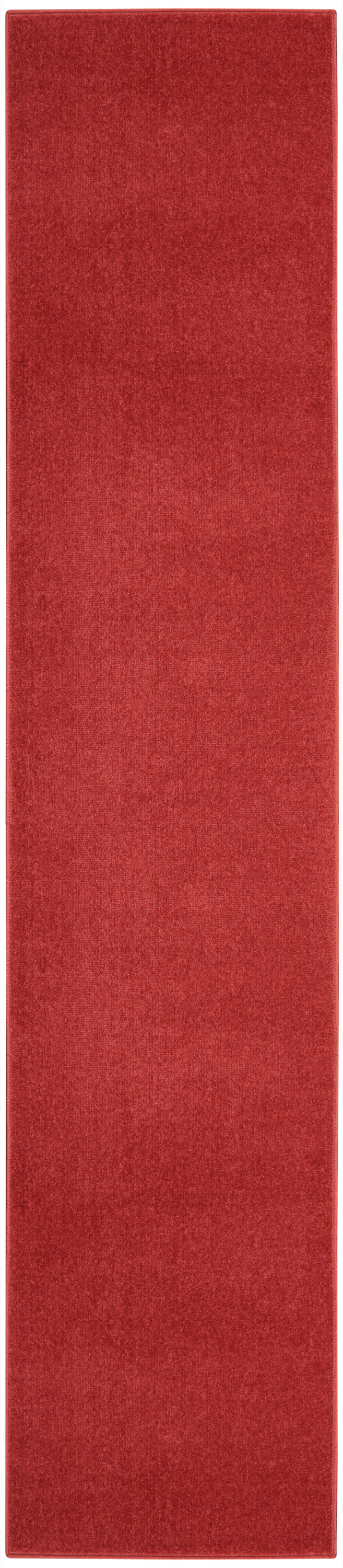 Slim red velvet rectangular jewelry box with soft textured surface and neat edging, ideal gift.