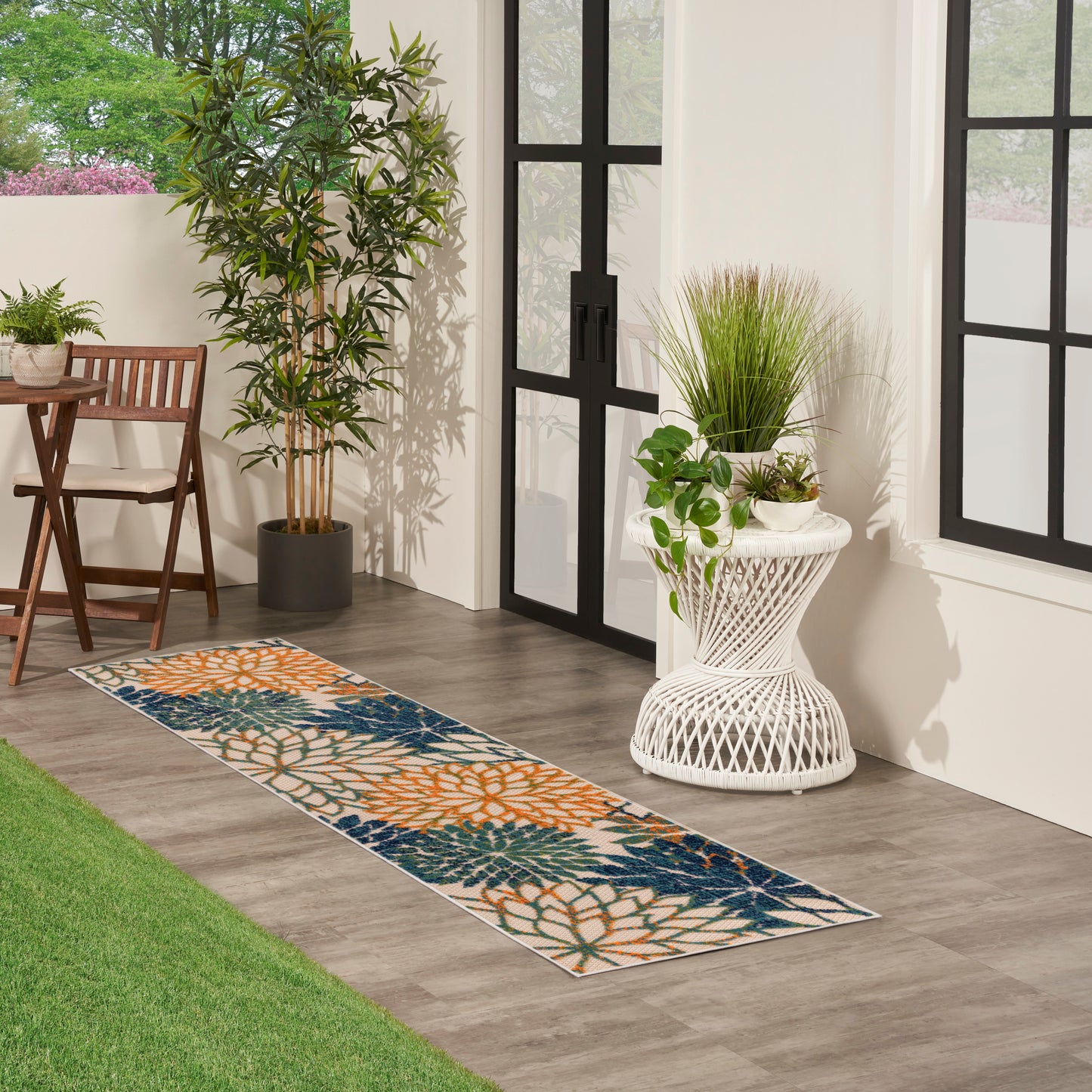 Nourison Rugs Nourison Home Tropical 8' Runner - 099446952288