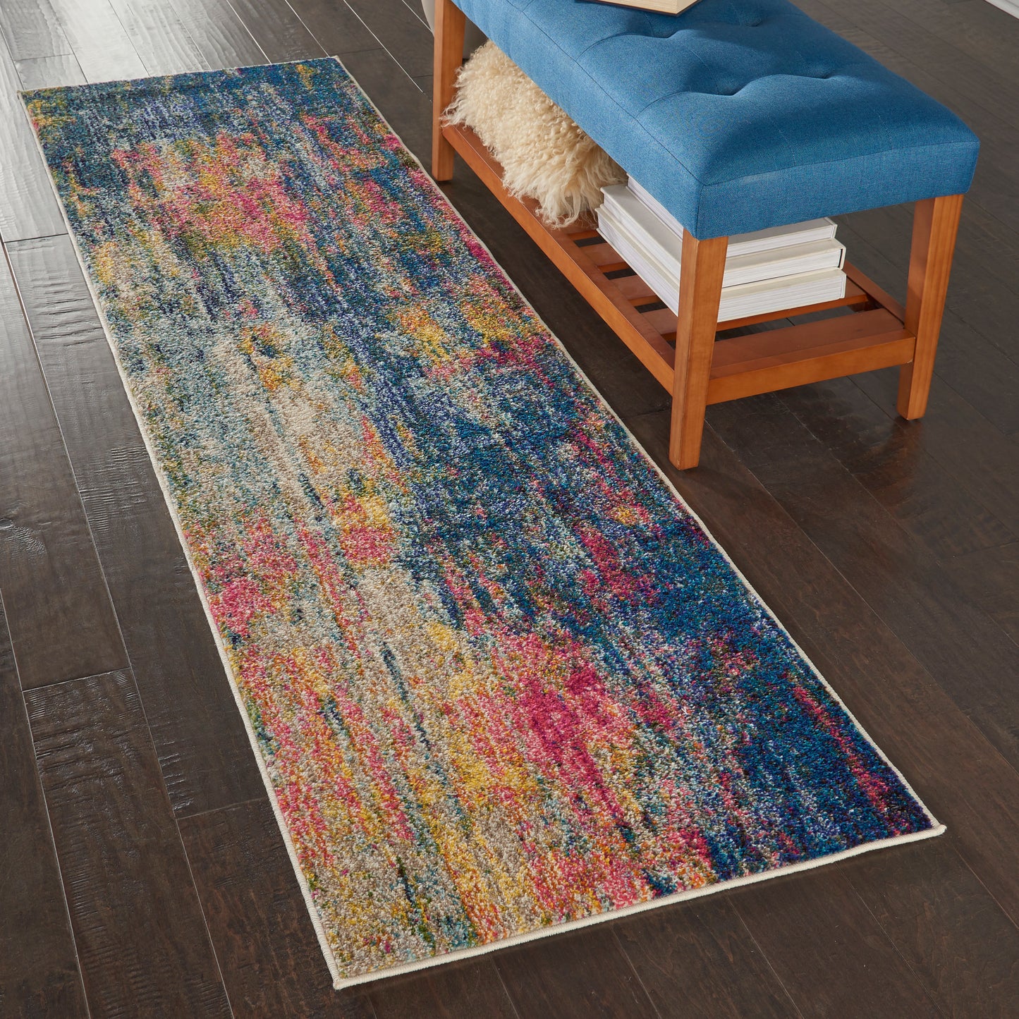 Nourison Rugs Nourison Home Modern & Contemporary 8' Runner - 099446482693