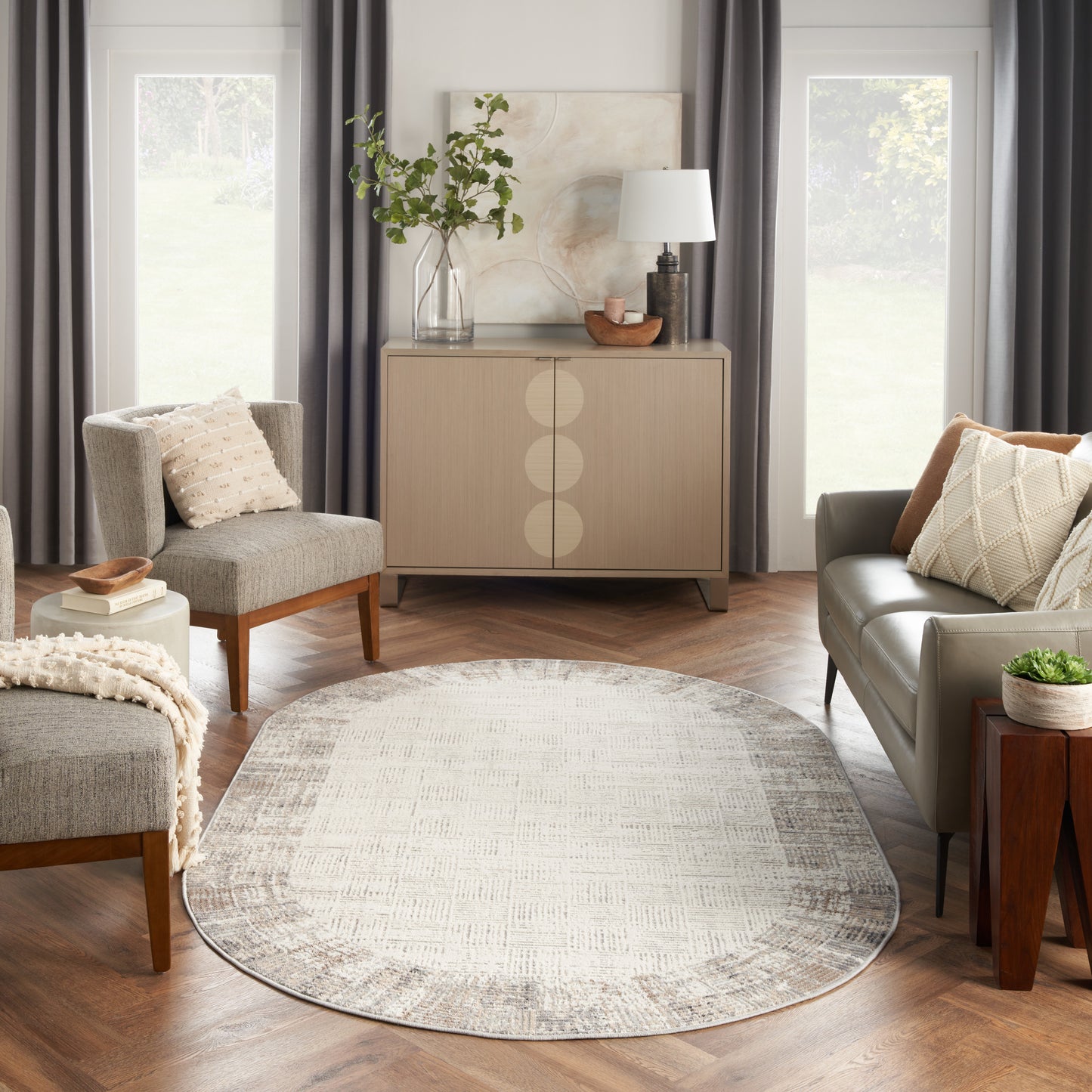 Nourison Rugs Nourison Home Modern 5' X 8' Oval - 099446060051