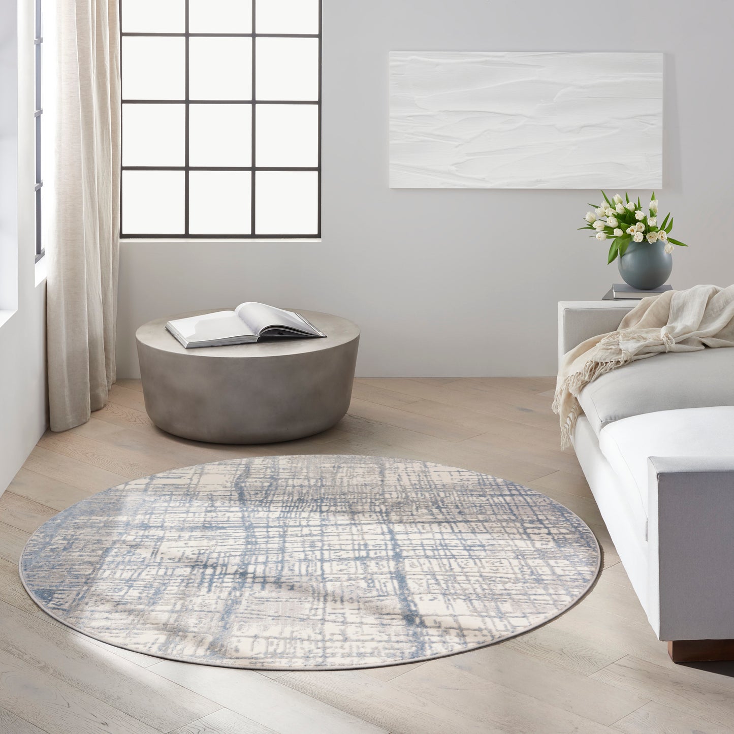 Nourison Rugs Calvin Klein Modern 6' X Round - 099446818423