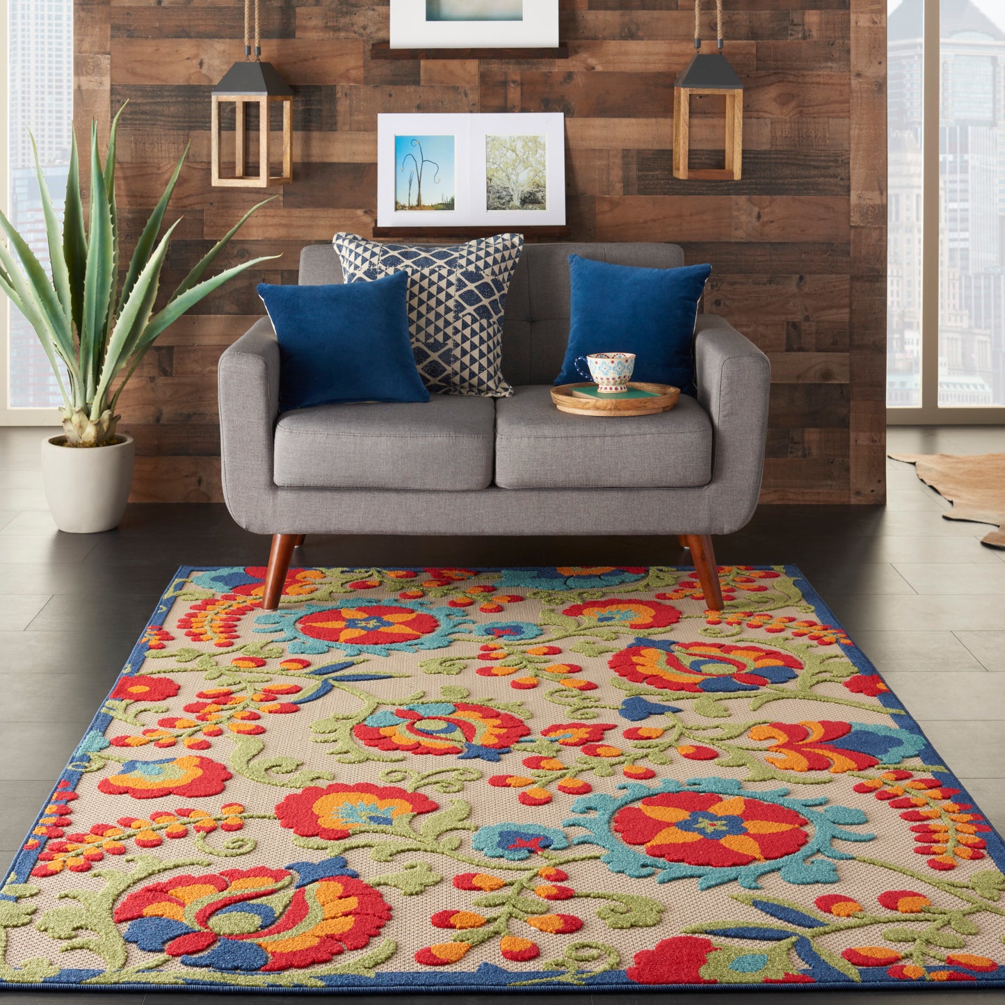 Nourison Rugs Nourison Home Farmhouse 6' X 9' - 099446723130