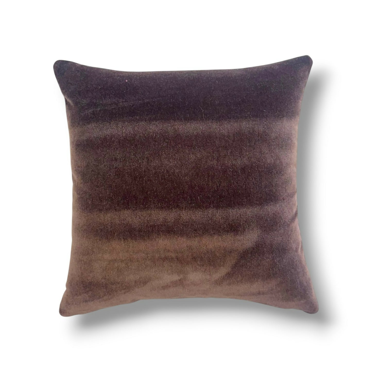 20" Velvet Deep Chocolate Brown Pillow Cover