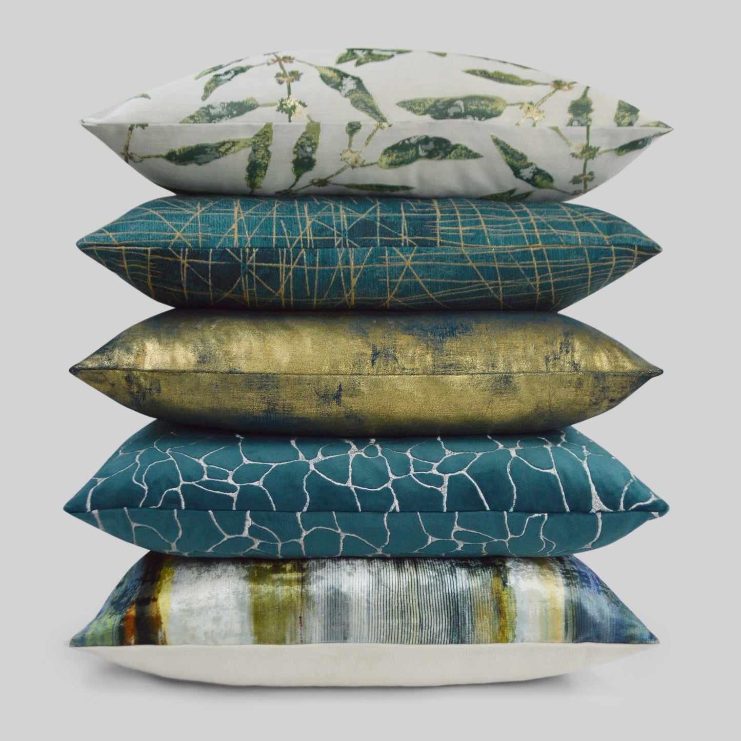 D.V. KAP HOME 24" x 24" Dare Pillow - Laguna Embroidery, Modern - 3207-L-2424