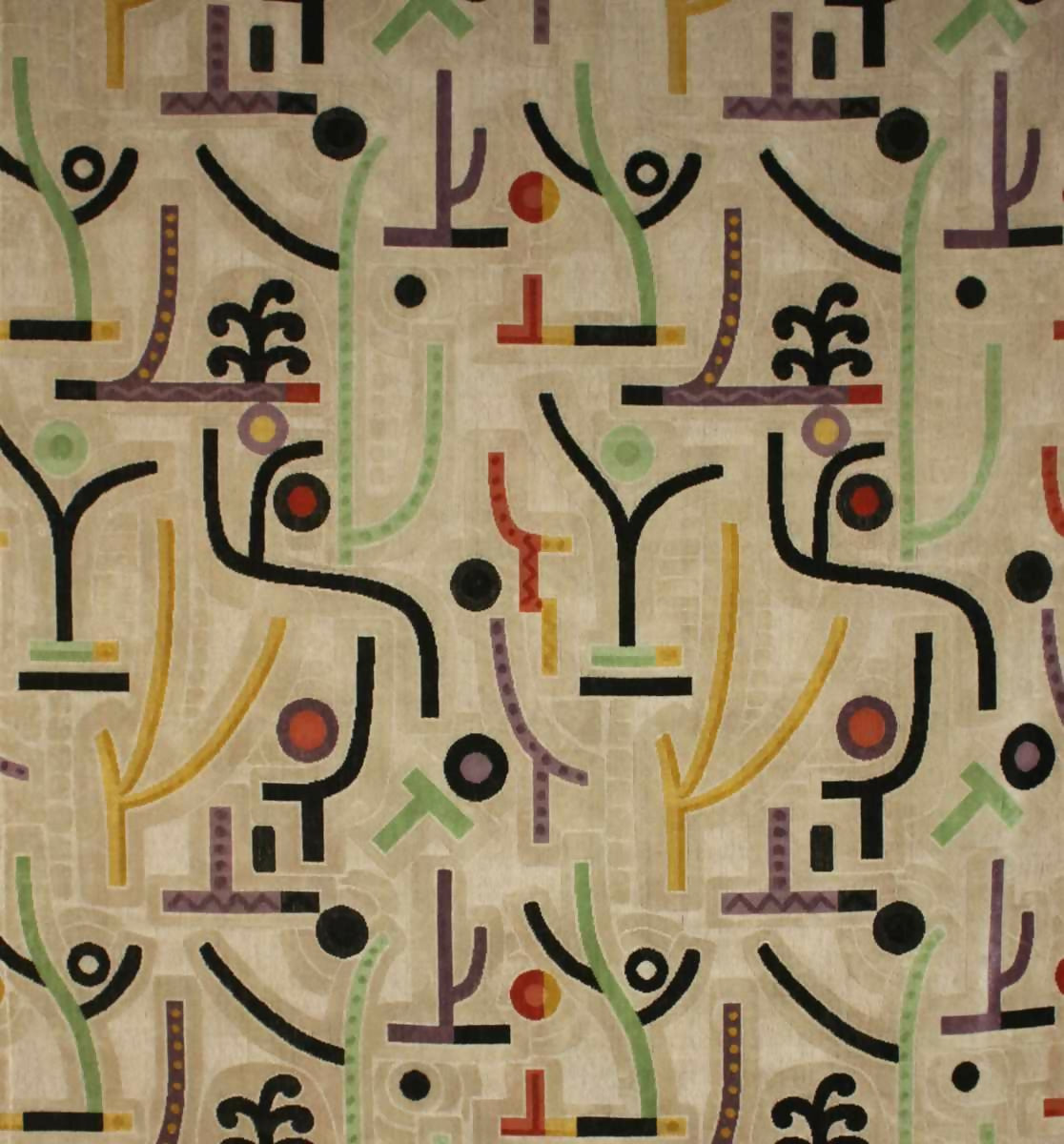 19" Clarence House Velours Klee Beige Pillow Cover