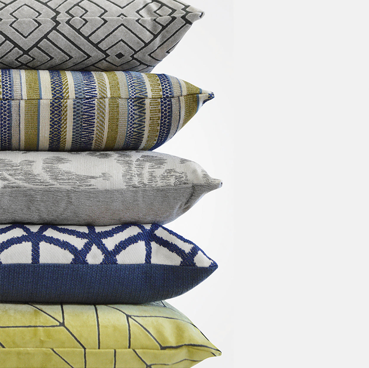 D.V. KAP HOME 24" x 24" Suave Pillow - Blue Nautical - 2978-B-2424