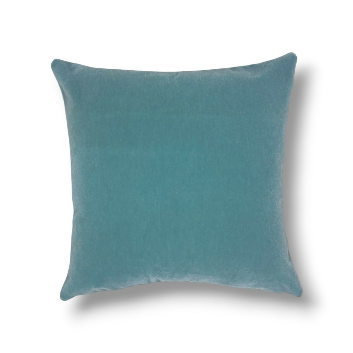 20" Aqua Blue Velvet Pillow Cover