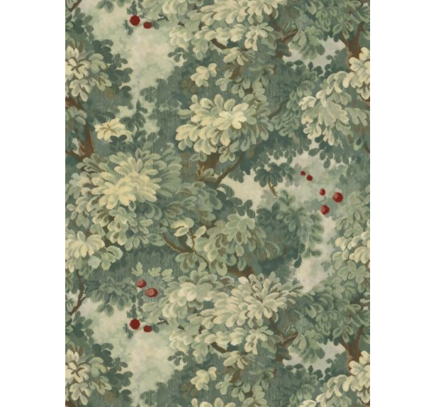 20" Blue Greens Jacquard / Velvet Weave Pillow Cover in Scalamandré Marly – Blue Greens Fabric