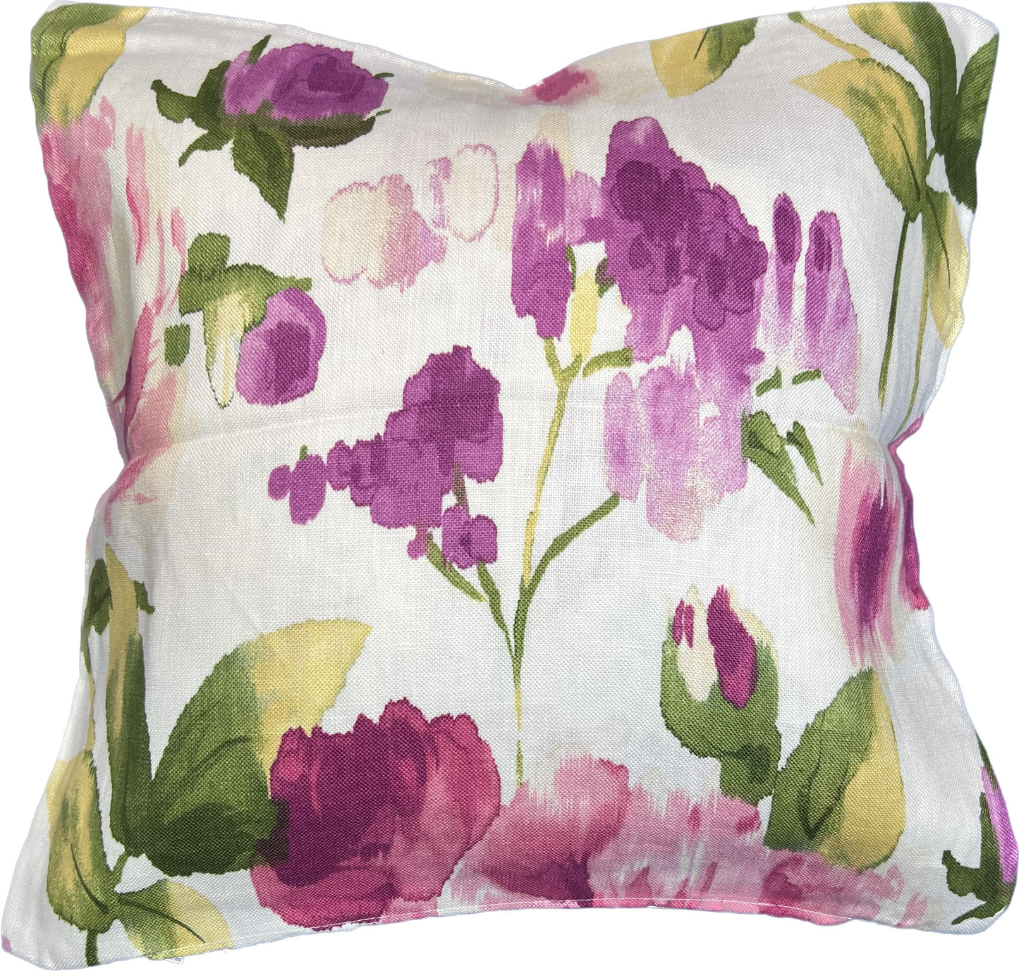 18"x18" Watercolor Pillow Cover * Maxwell: WD4101 Water Paints Raspberry