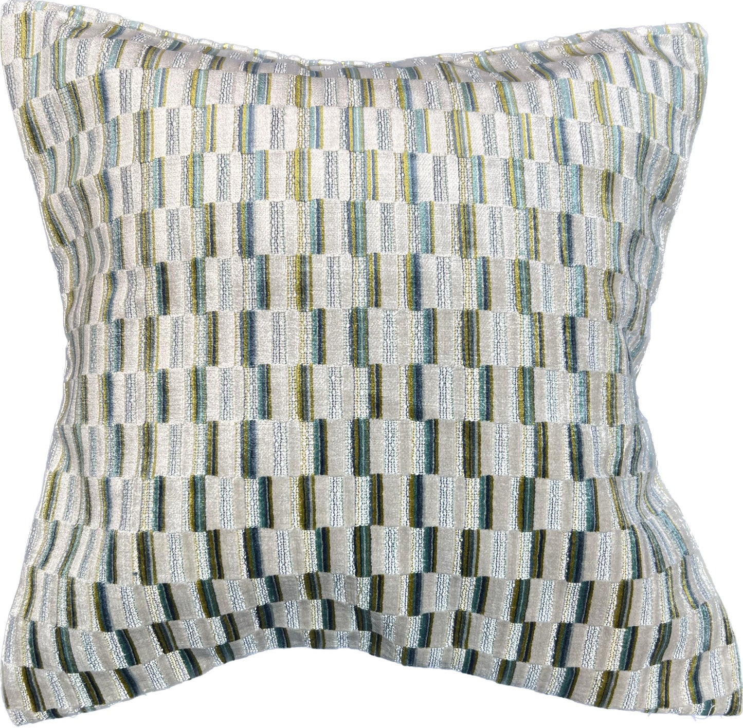 18"x18" Clarke & Clarke Geometric Pillow Cover (F1240/05)