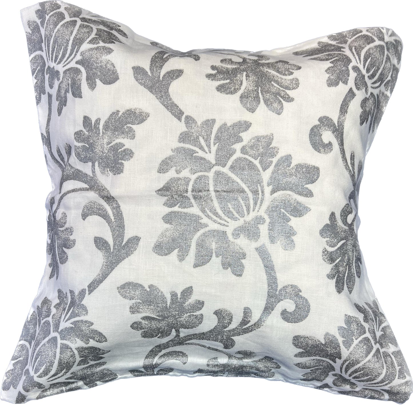 18"x18" Flower Print Pillow Cover