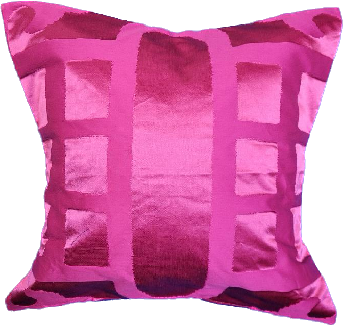 18"x18" Silk Geometric Pillow Cover