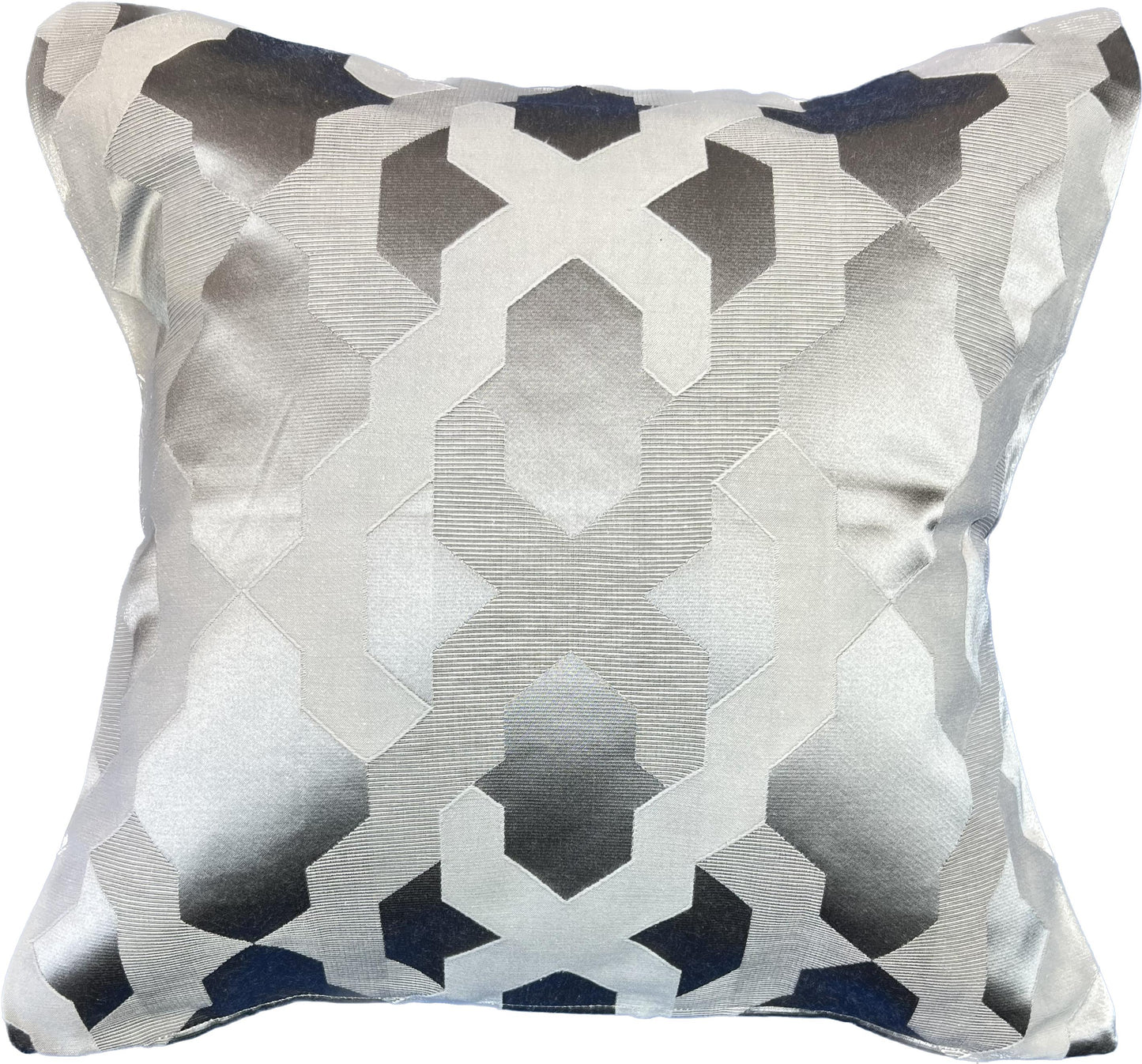 18"x18" Grey Pattern Pillow Cover