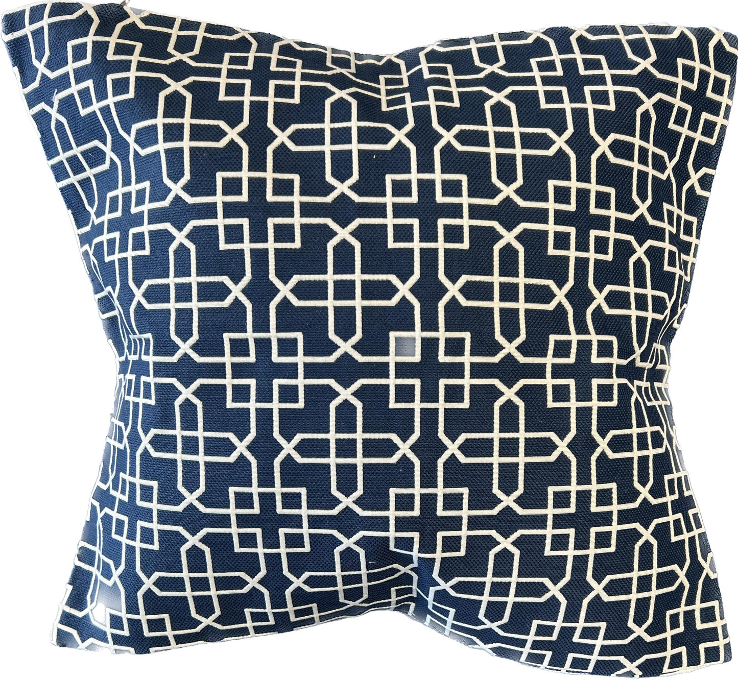 16"x18" Geometric Pillow Cover (Duralee: DI61374-54 Sapphire) *** Special Price***
