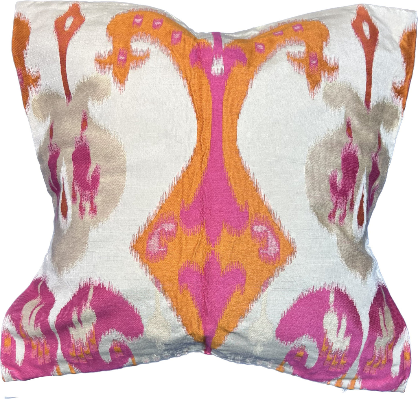 NicholasJohn Inc 20"x20" Ikat Pillow Cover