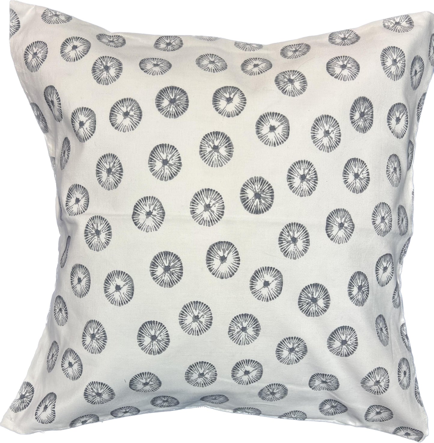 NicholasJohn Inc 20"x20" Circles Print Pillow Cover (Kravet: Onshore - 11 Slate) Jeffrey Alan Marks