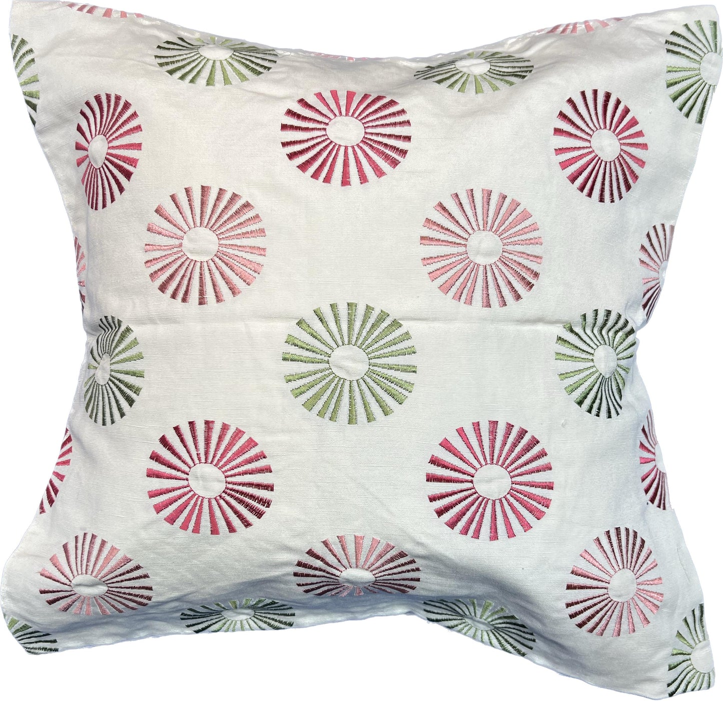 18"x18" Spiral Embroidered Pillow Cover