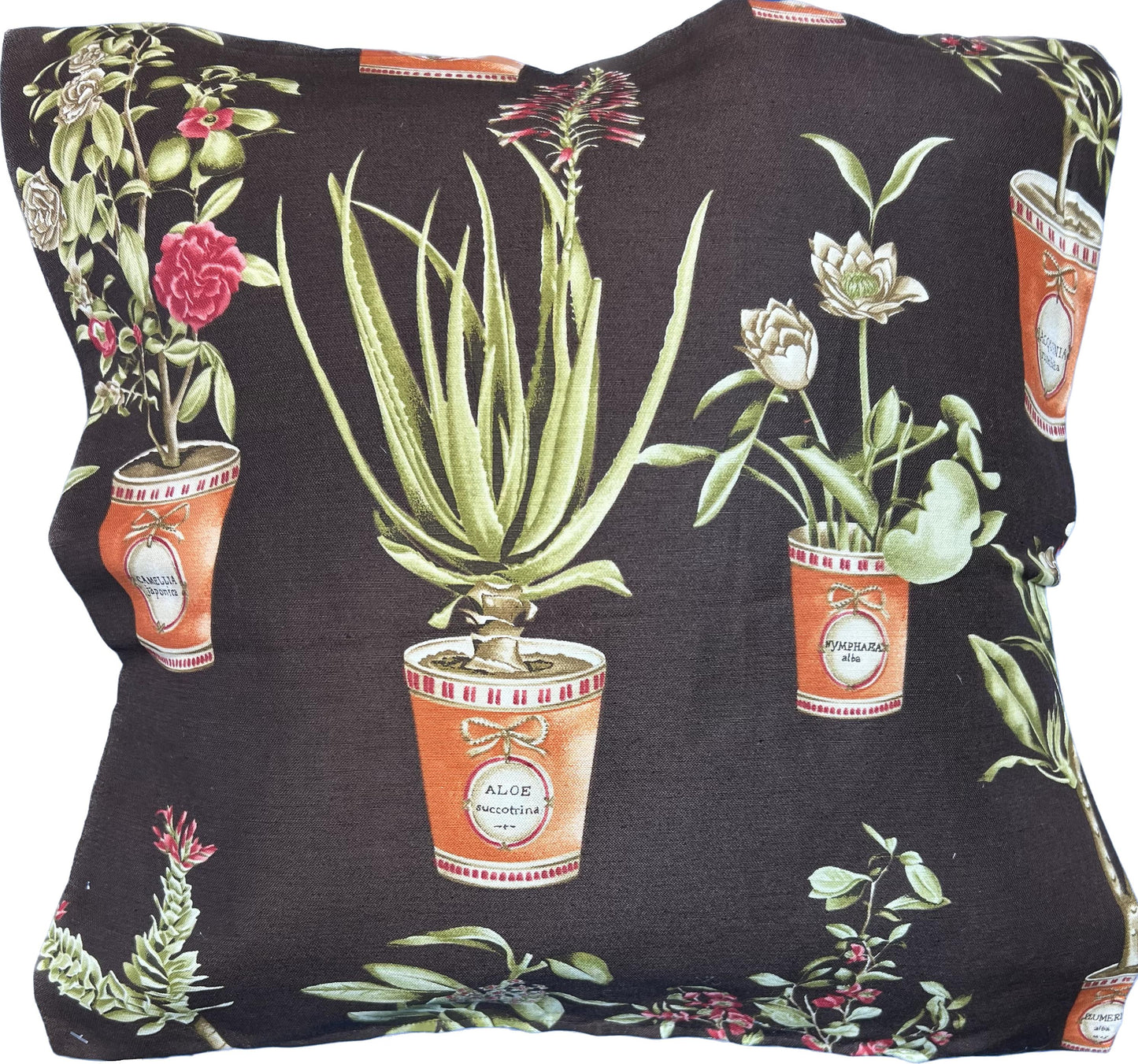 NicholasJohn Inc 20"x20" Hoya Foral Print Pillow Cover