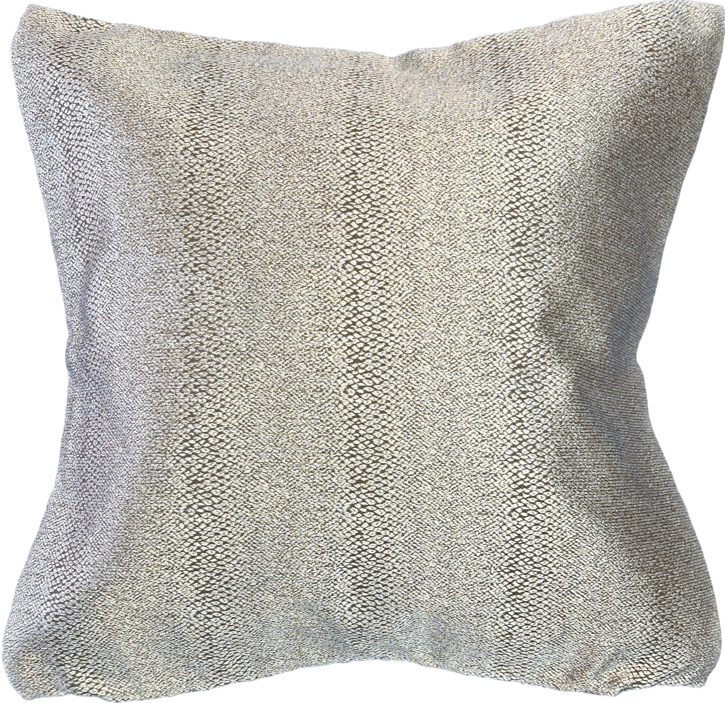 18"x18" 2-sided Pillow Cover - Face: Swirls / Back: Solid