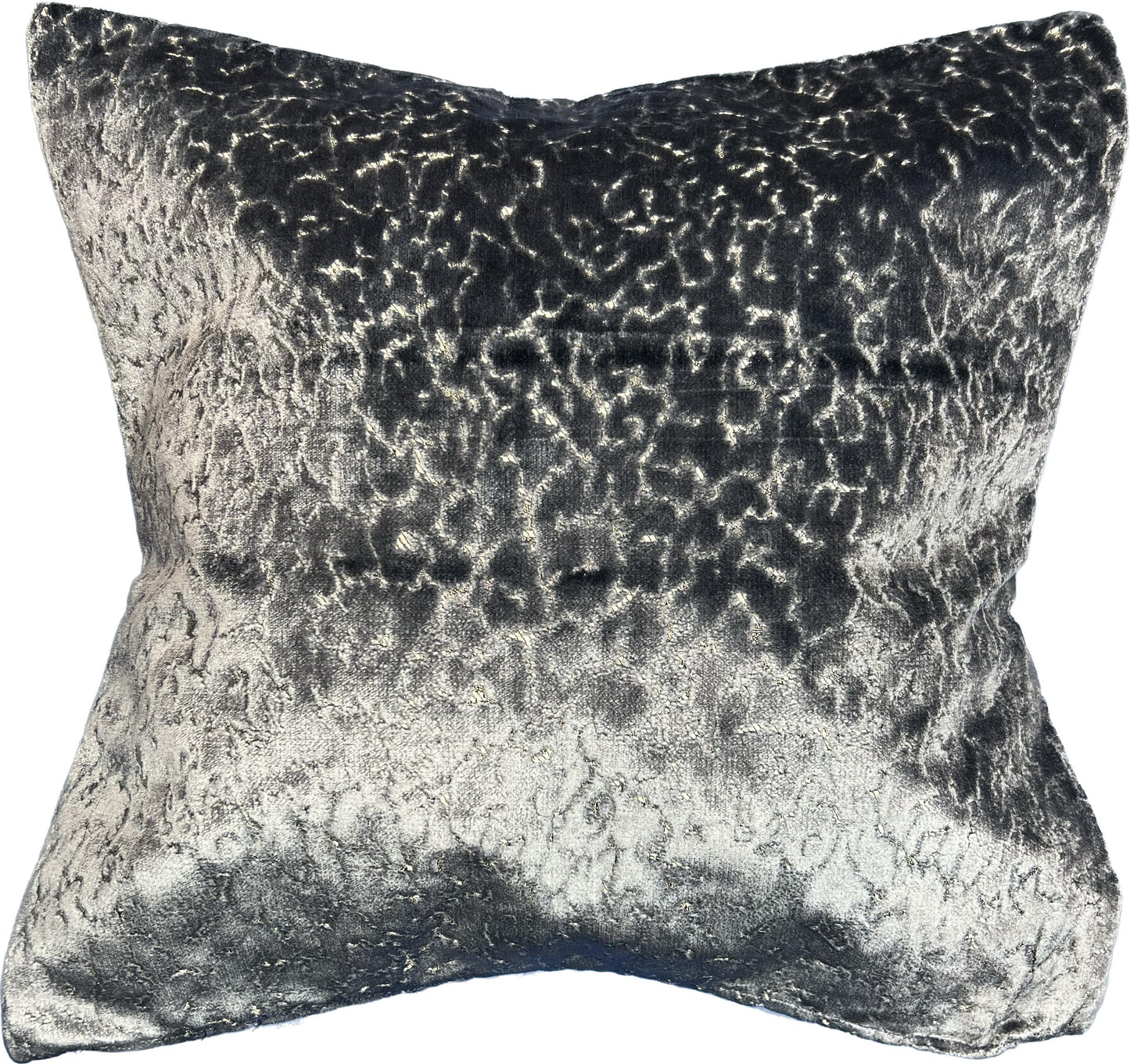 18"x18" Chenille Crackle Pillow Cover