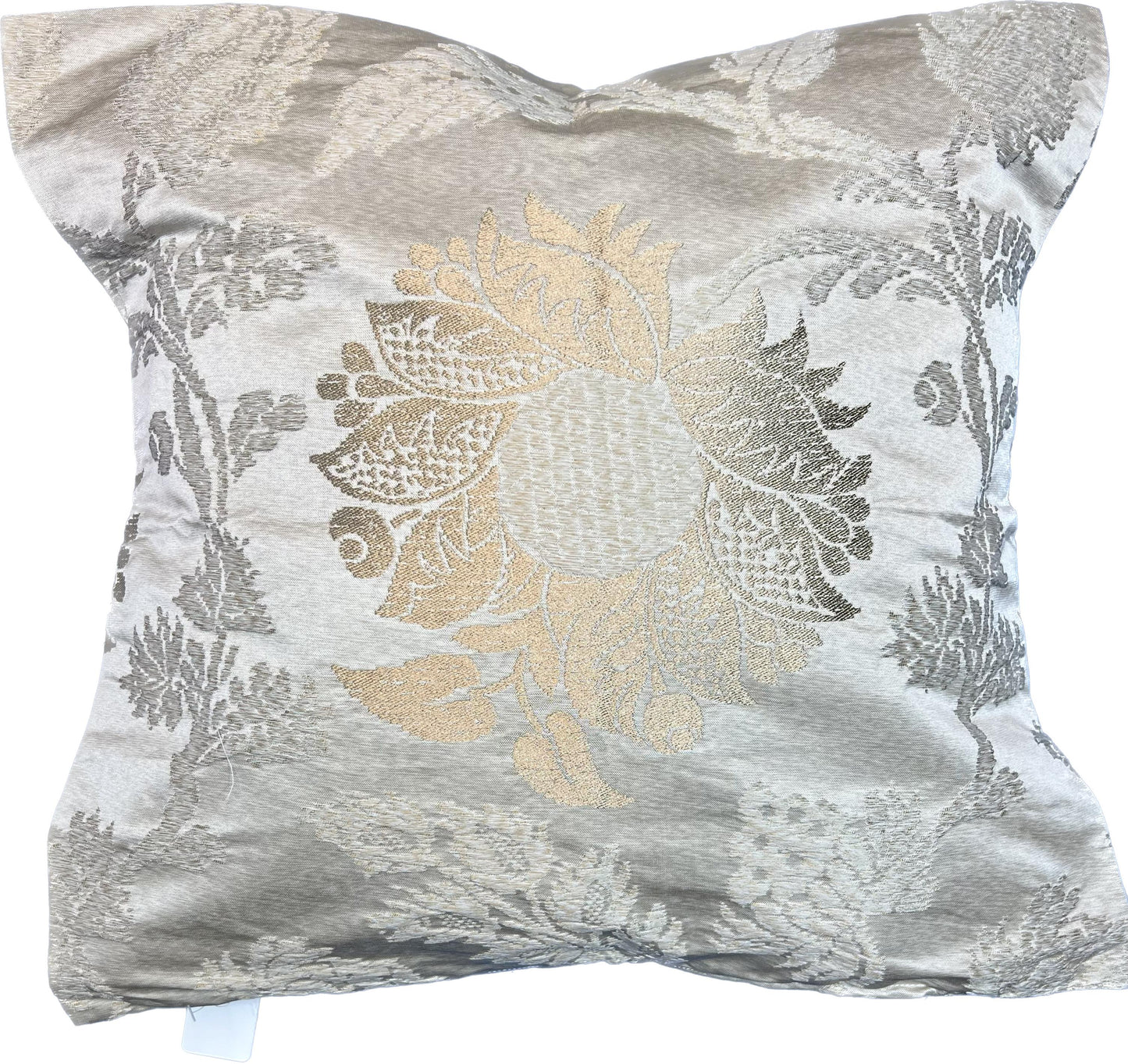 NicholasJohn Inc 20"x20" Floral Embroidery Pillow Cover