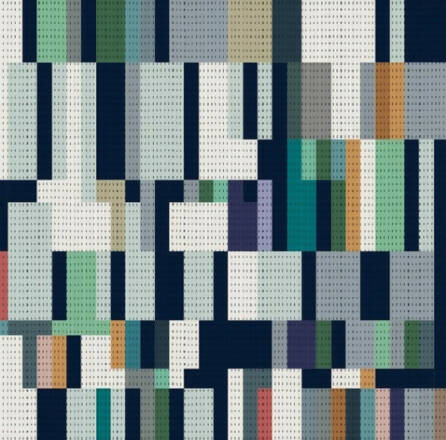 DESIGNTEX PIXEL LANDSCAPE UPHOLSTERY FABRIC (2yds)