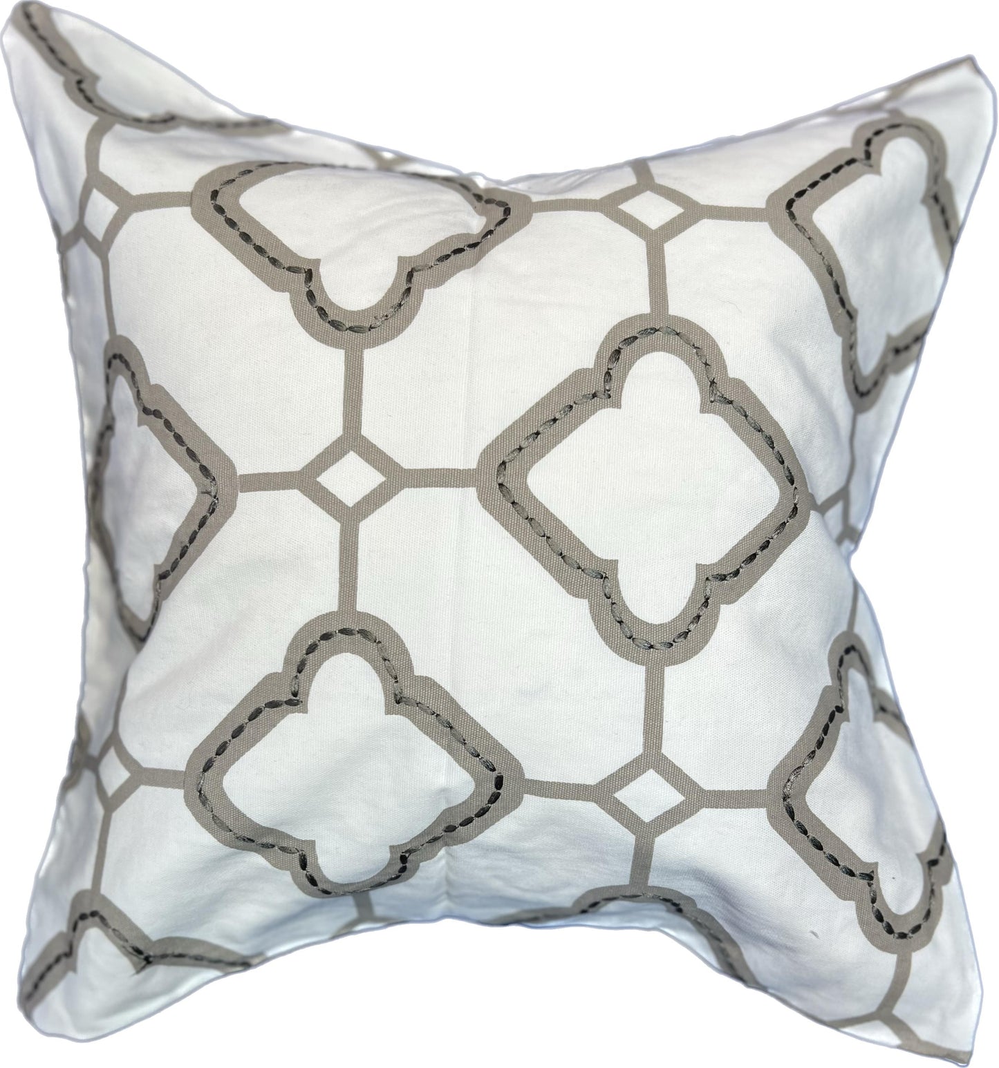 17"x17" Embroidered Pillow Cover