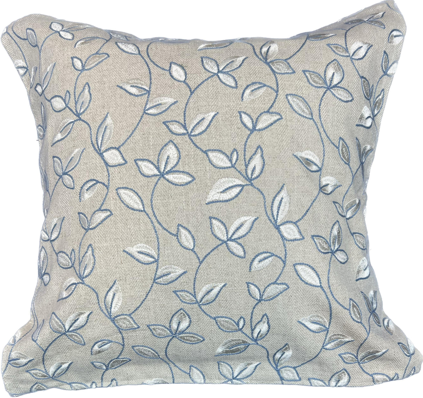 18"x18" Vine Pillow Cover (Clarke & Clarke: F0734/02 Chartwell Chambray)